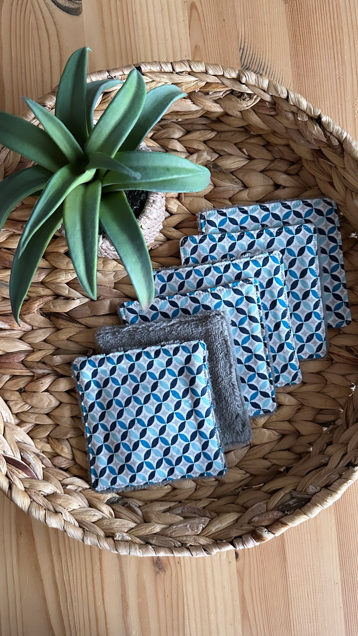 Lot 6 lingettes lavables zéro déchet ⭐️PROMO
