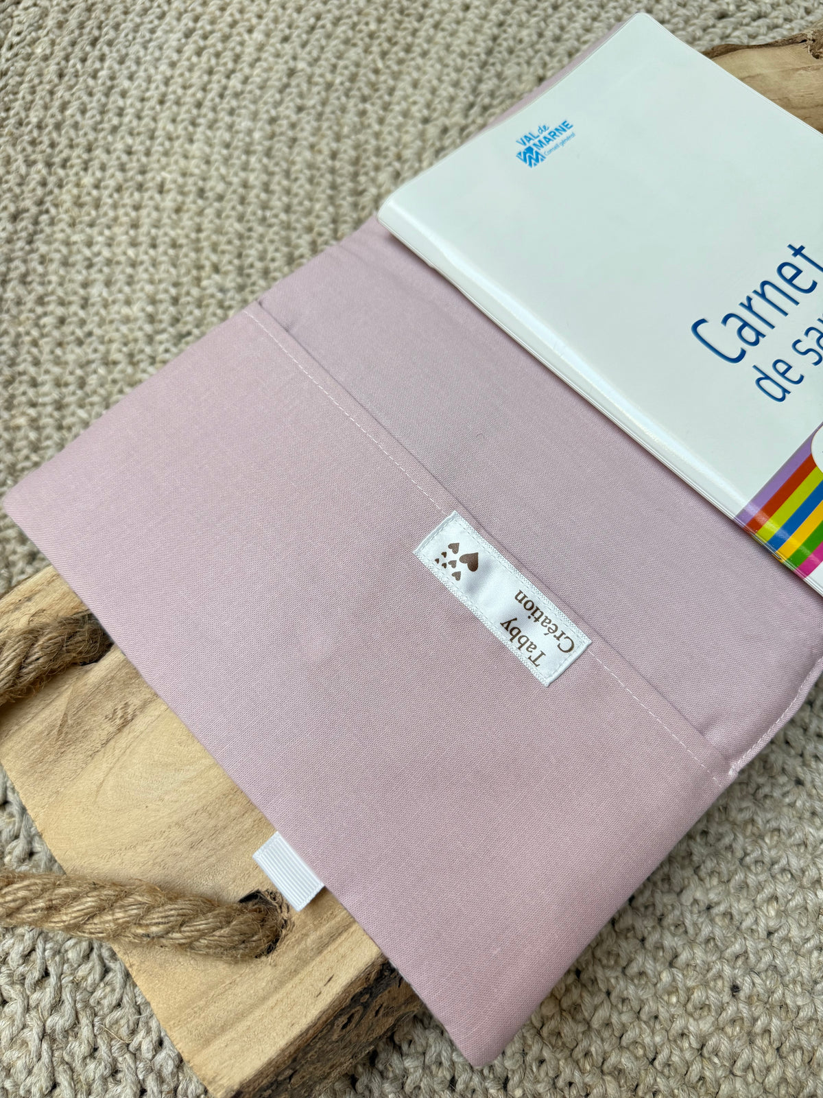 Protège Carnet de Santé & finition lurex - gaze 3 coloris