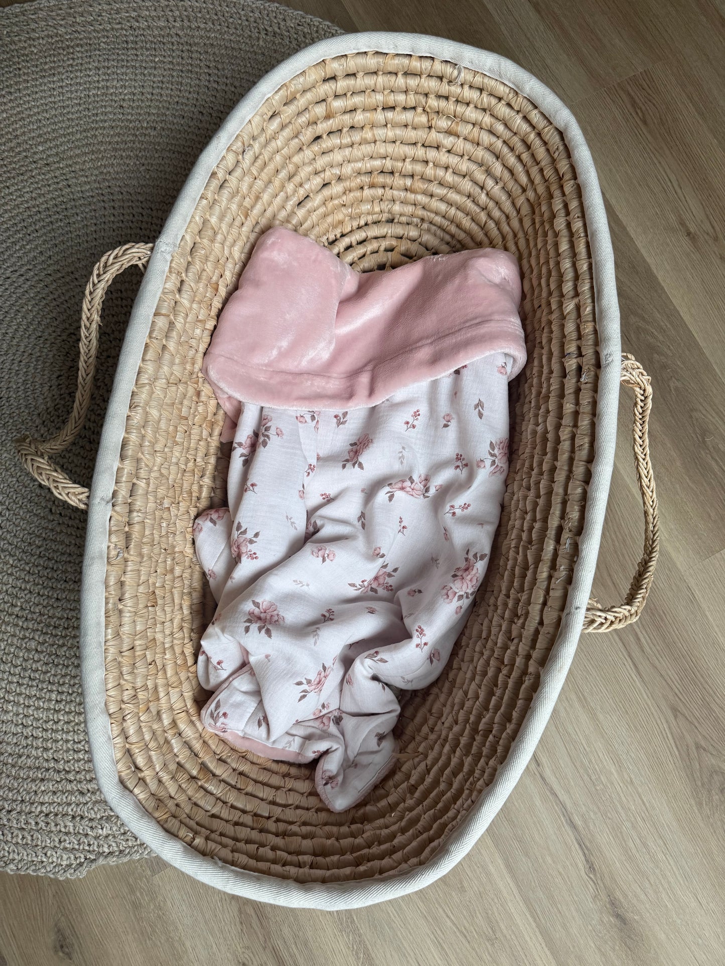 Couverture pour bébé tout douce bi face 4 coloris