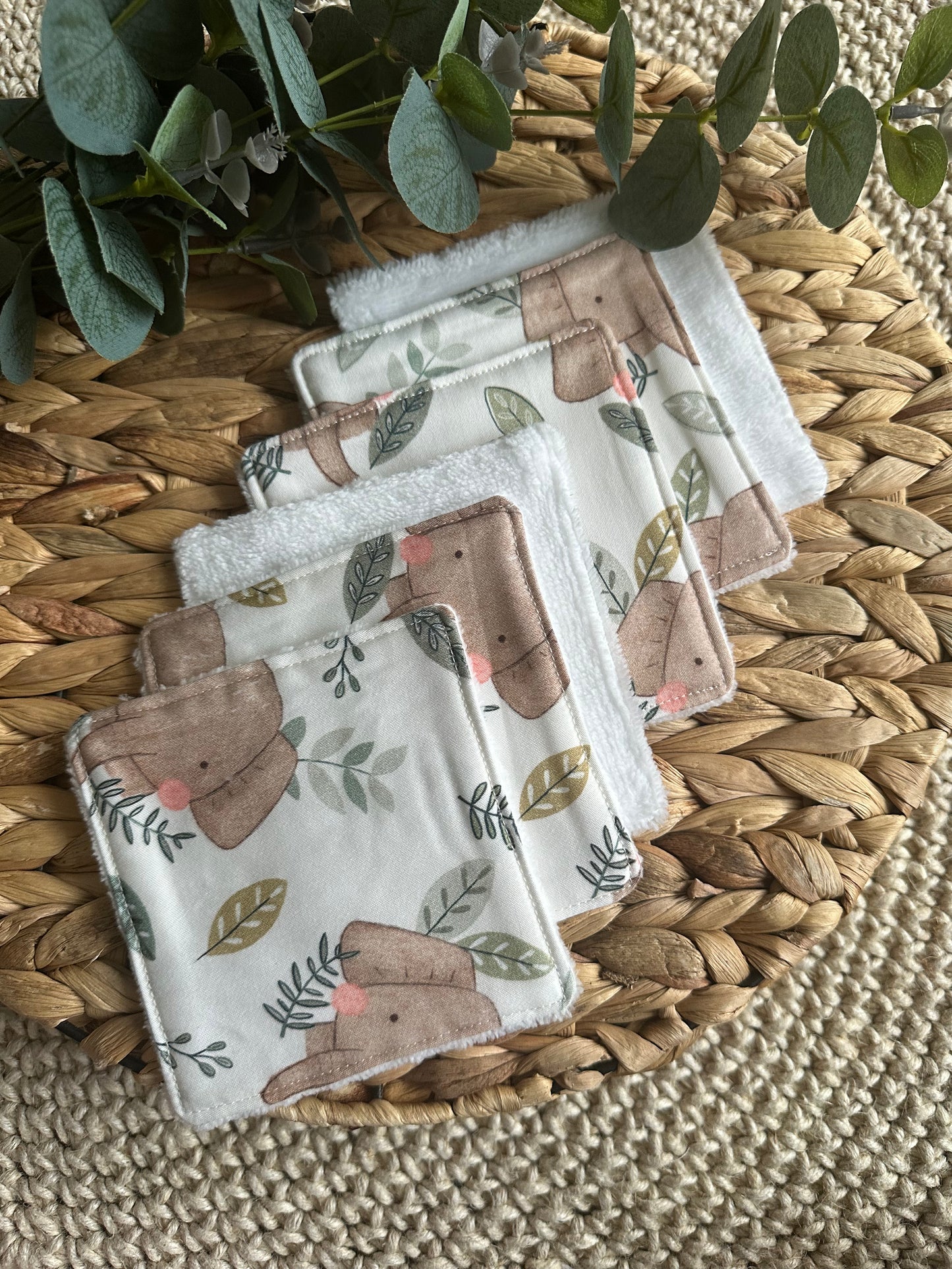 Lot 6 Lingettes lavables bébé ❤️Nouveauté