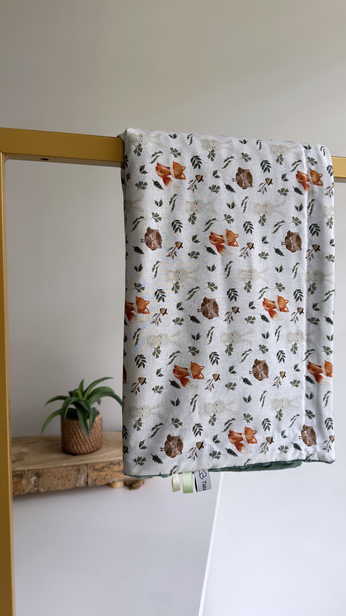 Couverture bébé bi matière