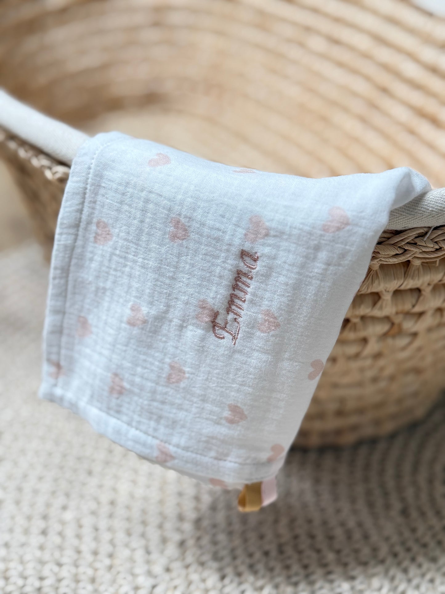Lange 🩷 en gaze de coton - 3 motifs au choix