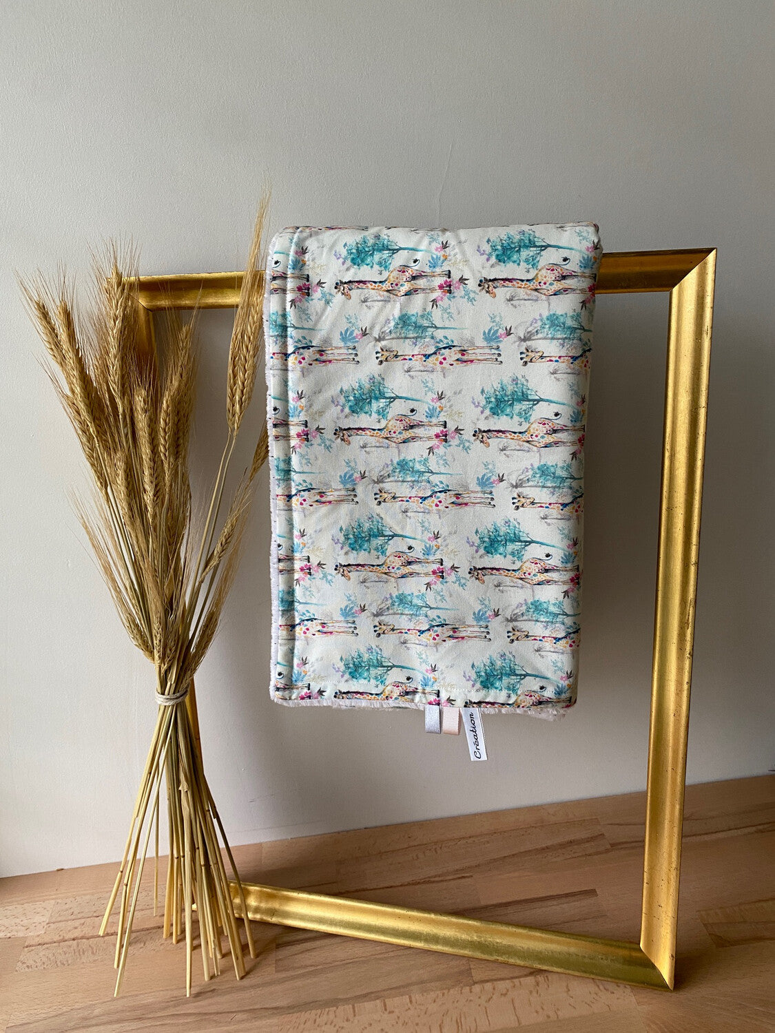 Couverture en coton imprimé Giraffes ⭐️PROMO