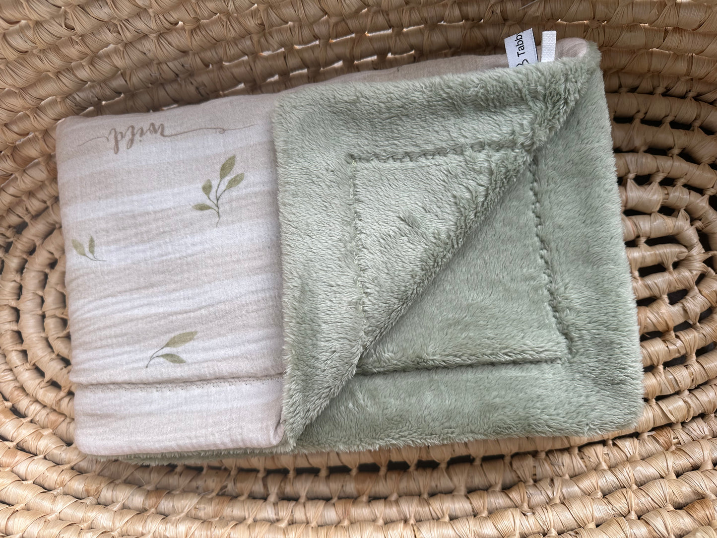 Couverture bébé bi-face Gaze de coton polaire Premium ❤️Nouveautés