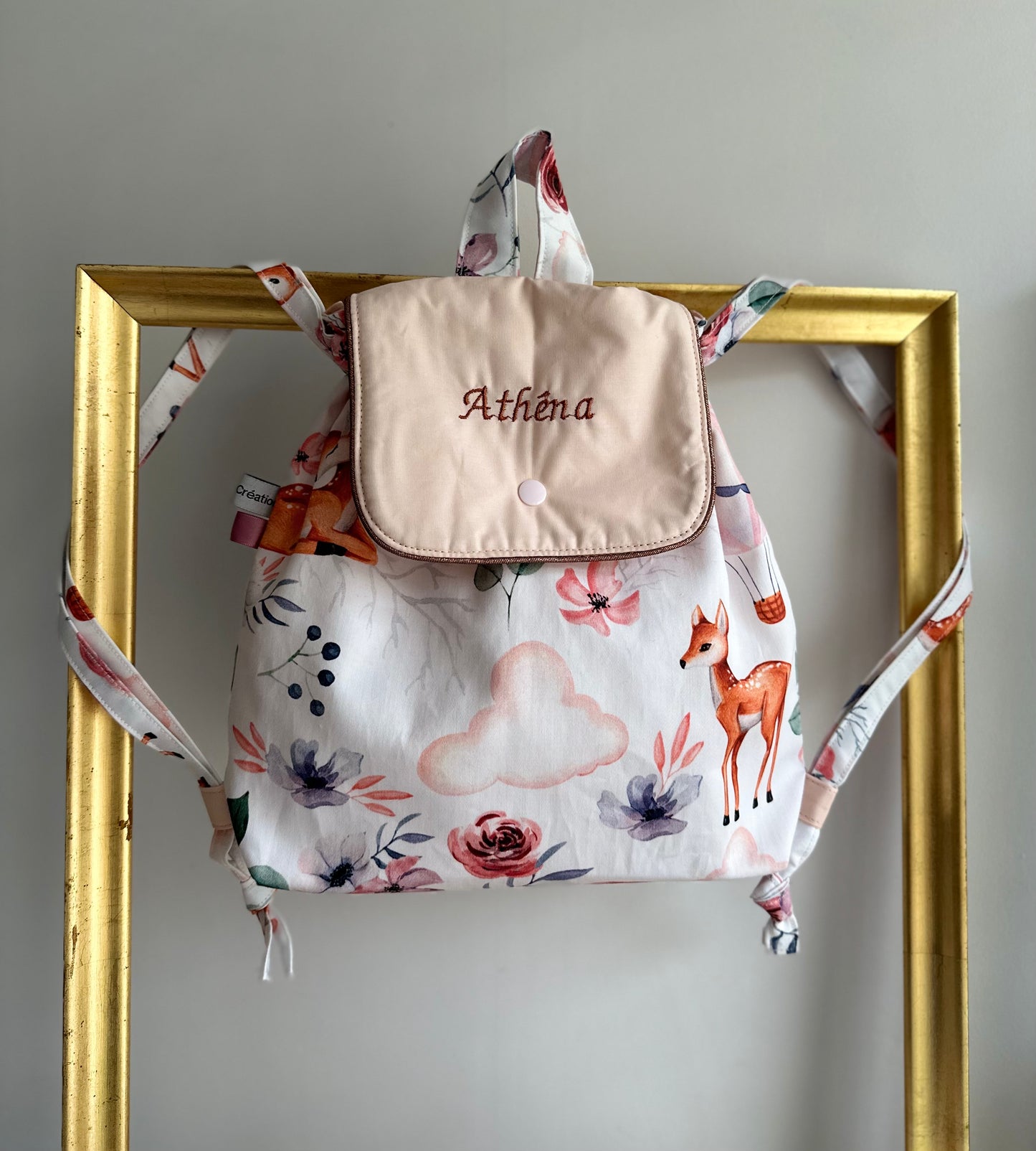 Sac à dos à rabat Crèche ou Maternelle ❤️Nouveauté