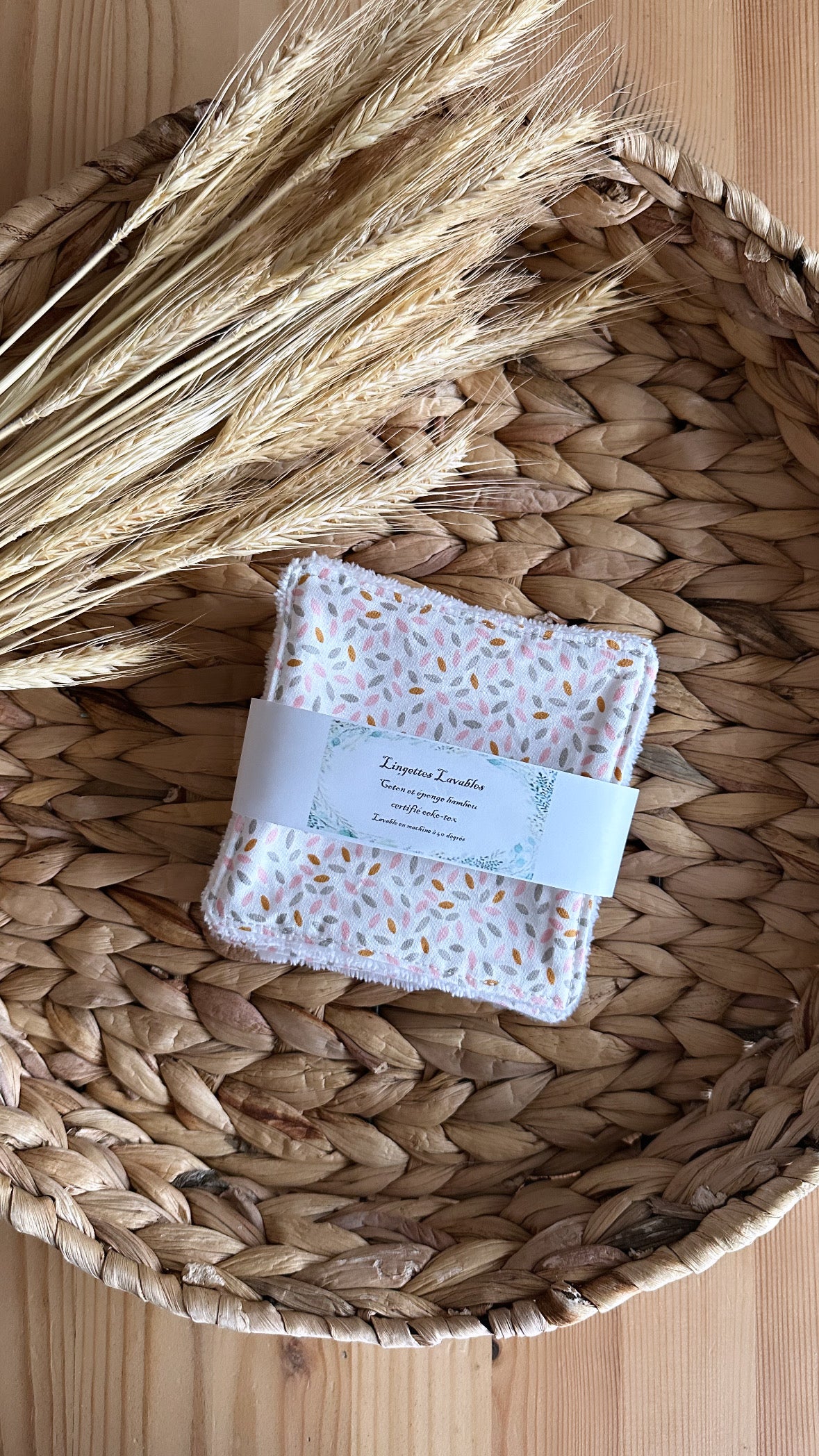 Lot 6 lingettes lavables zéro déchet ⭐️PROMO