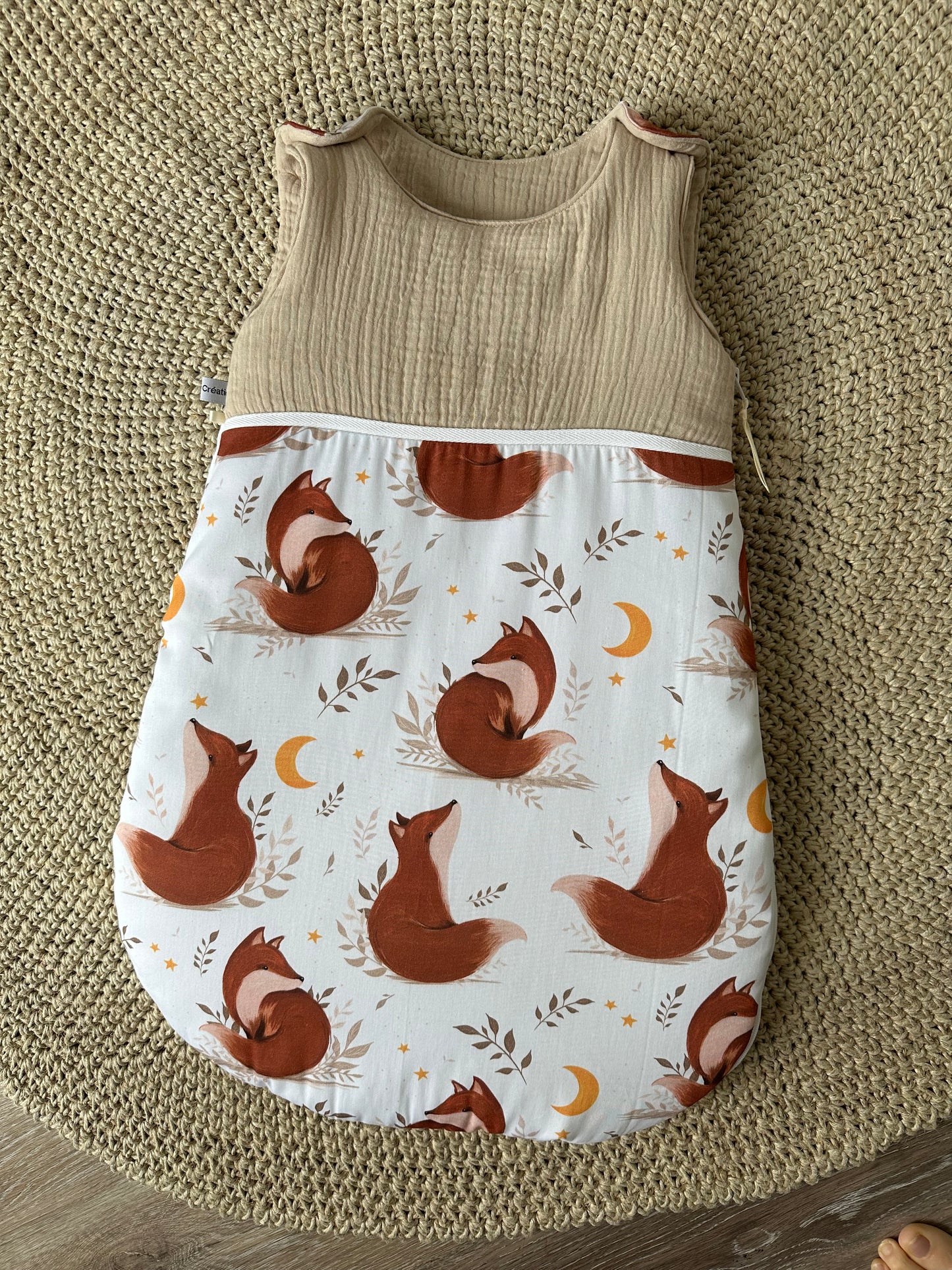 Gigoteuse mi-saison Premium imprimé renards. ❤️Nouveauté