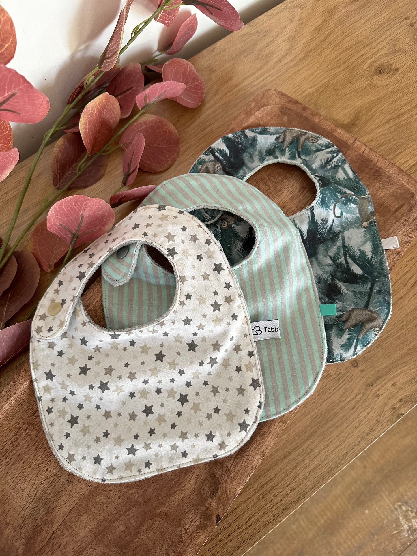 Lot 3 bavoirs bébé