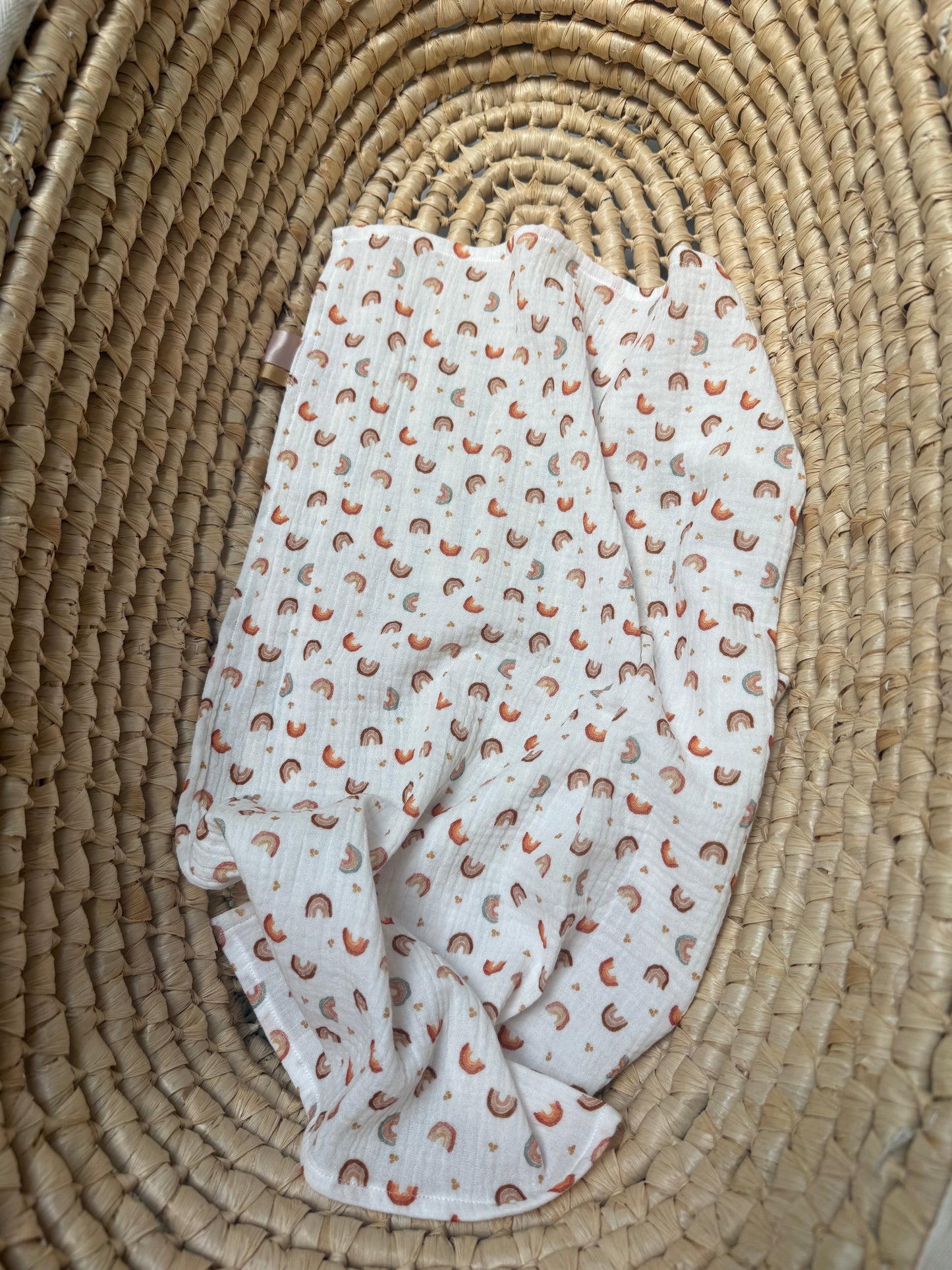 Lange bébé arc-en-ciel - Gaze de coton-Dernier en stock