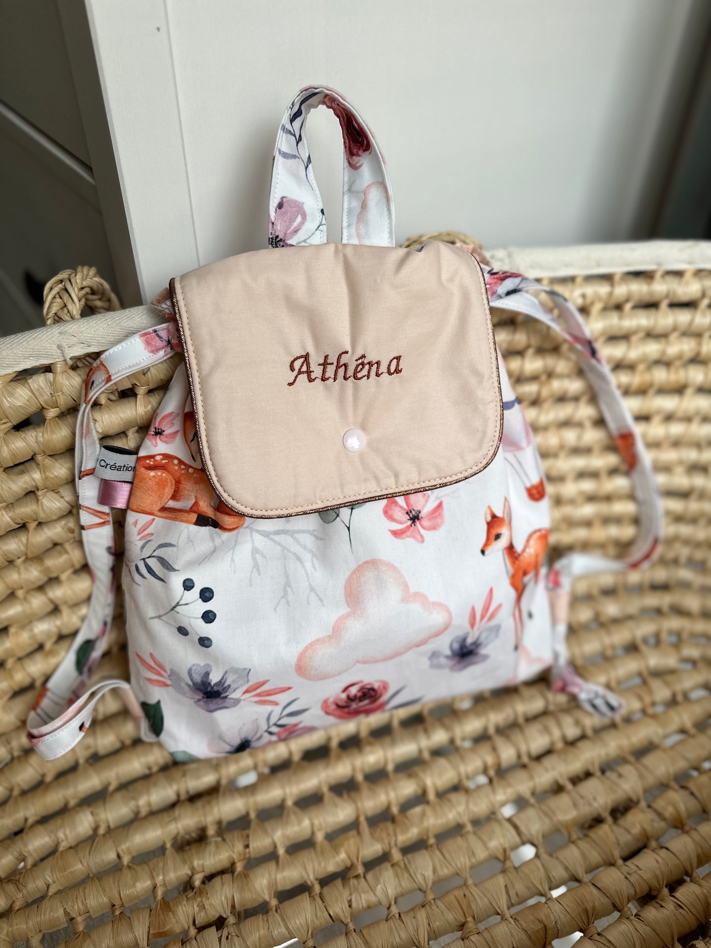Sac à dos à rabat Crèche ou Maternelle ❤️Nouveauté