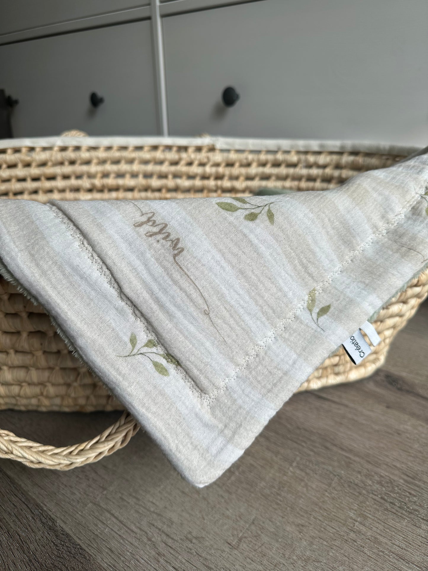 Couverture bébé bi-face Gaze de coton polaire Premium ❤️Nouveautés