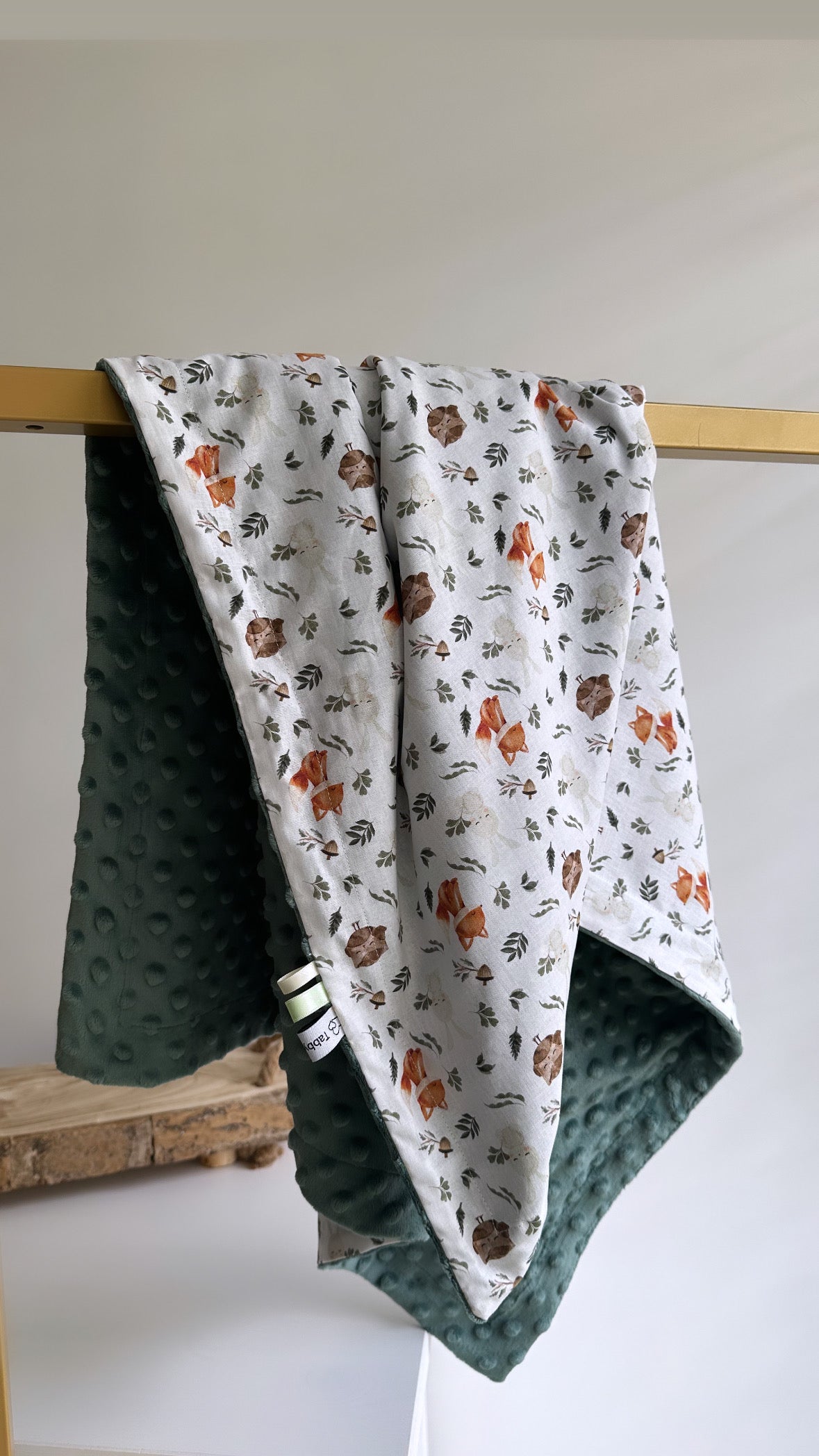 Couverture bébé bi matière