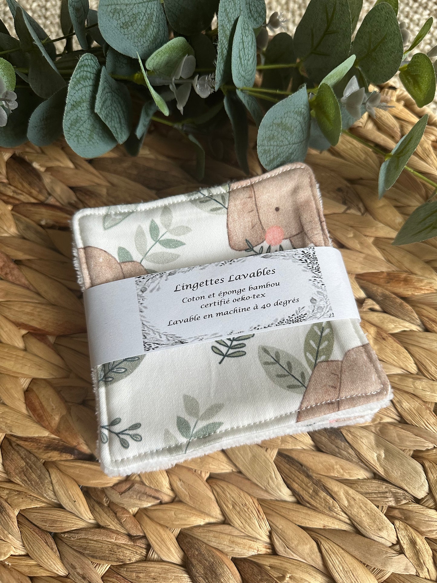 Lot 6 Lingettes lavables bébé ❤️Nouveauté