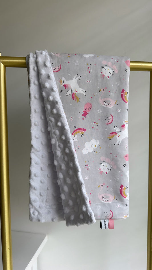 Couverture naissance licornes - Dernière en stock