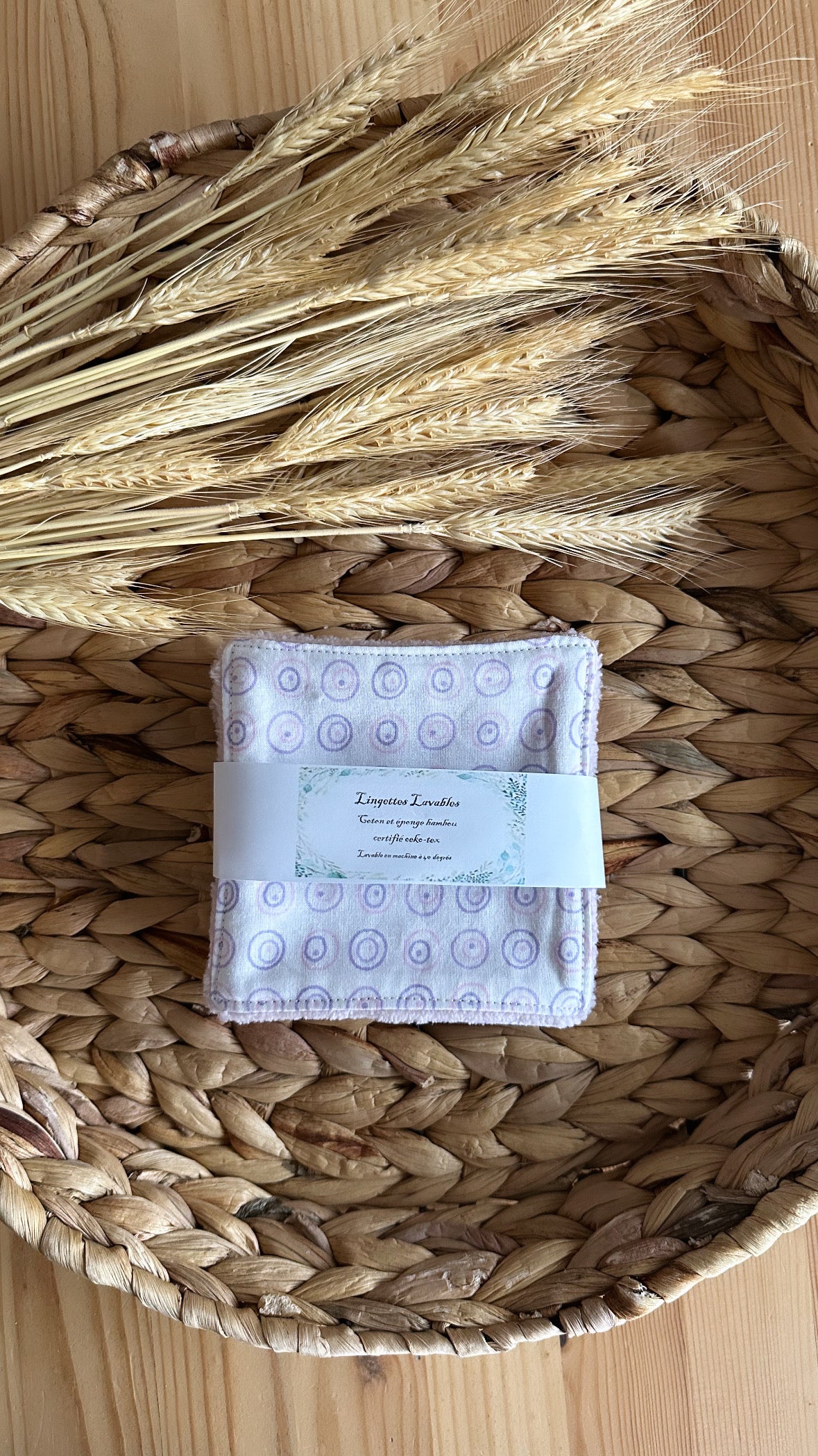 Lot 10 lingettes lavables zéro déchet ⭐️PROMO