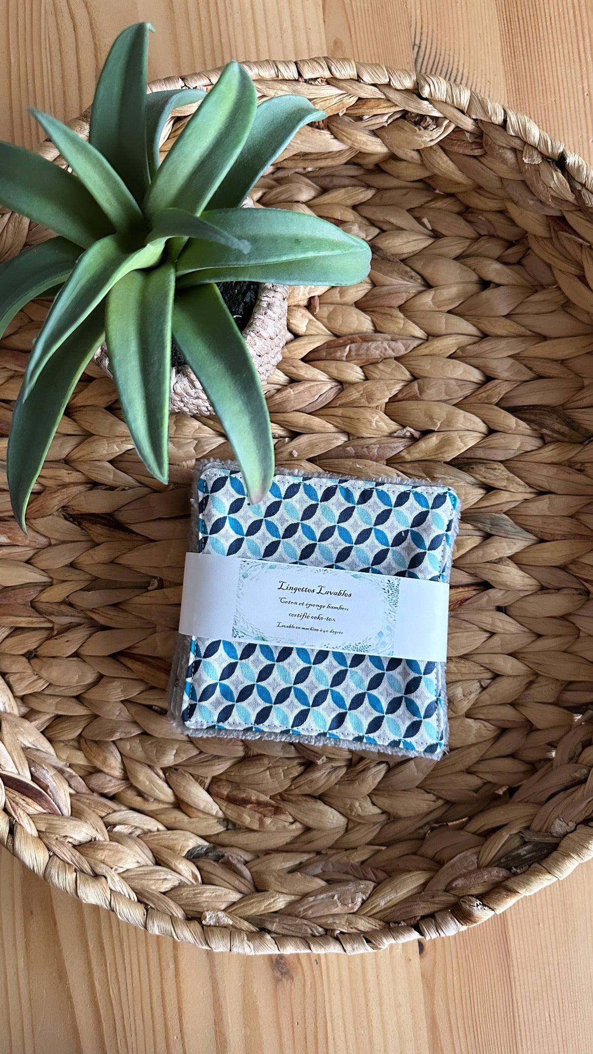 Lot 6 lingettes lavables zéro déchet ⭐️PROMO