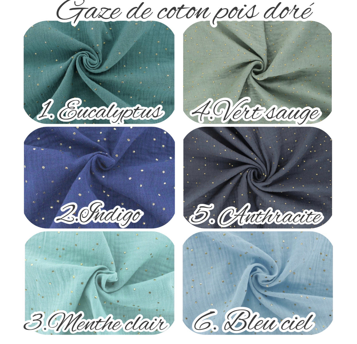 Couverture doublé en gazé de coton douillette pour bébé