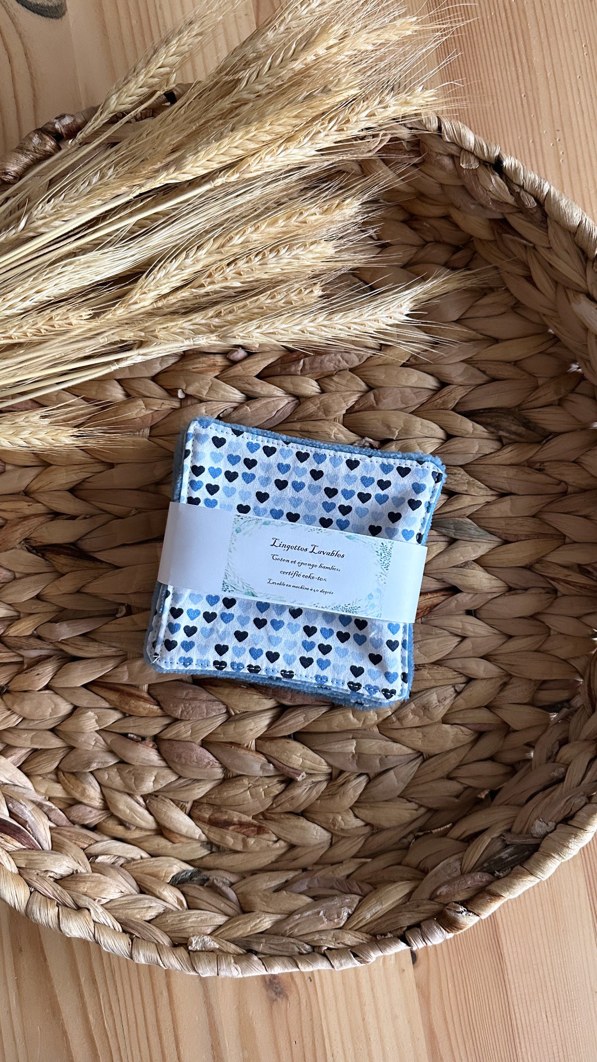 Lot 6 lingettes lavables zéro déchet ⭐️PROMO
