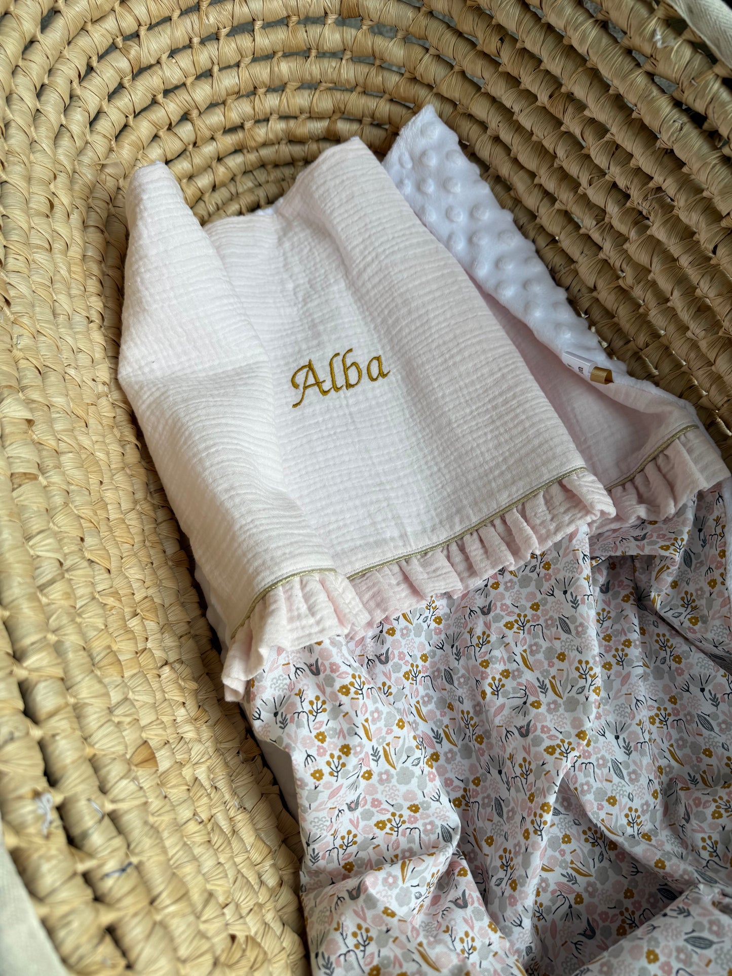 Couverture bébé Frou-Frou personnalisée