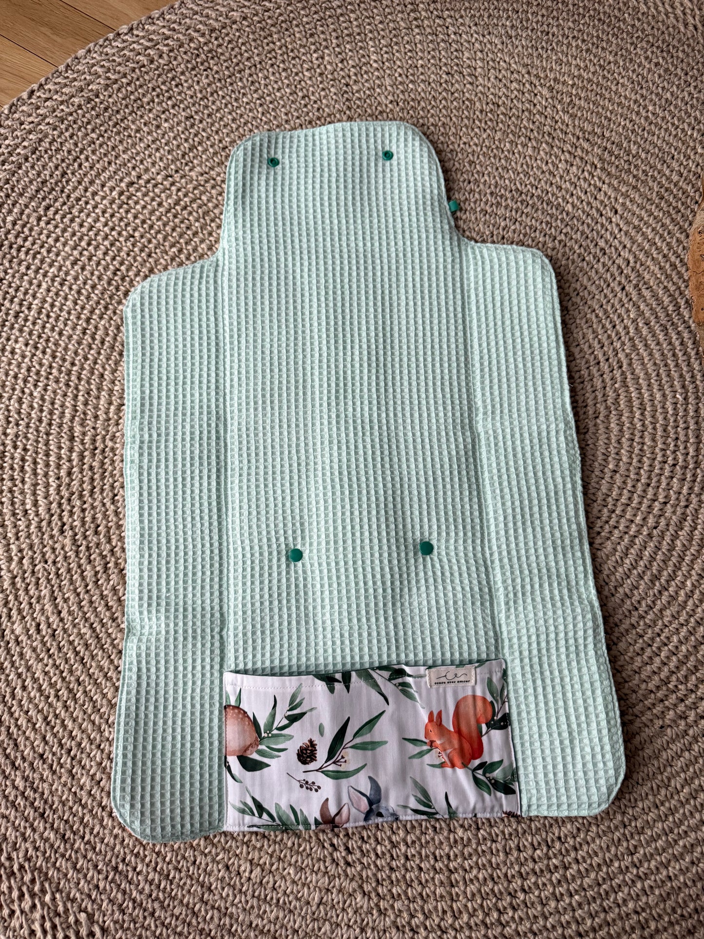 Pochette à langer nomade animaux au choix !