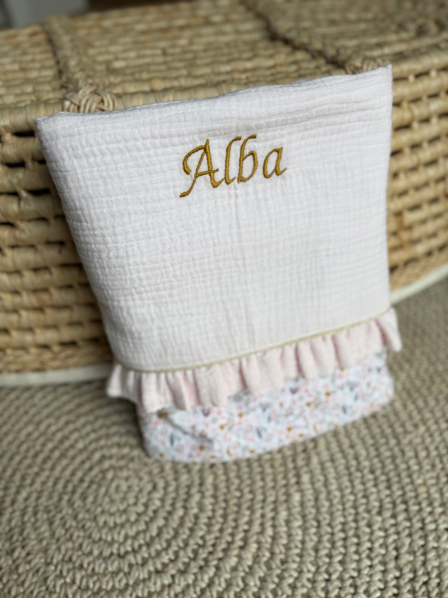 Couverture bébé Frou-Frou personnalisée