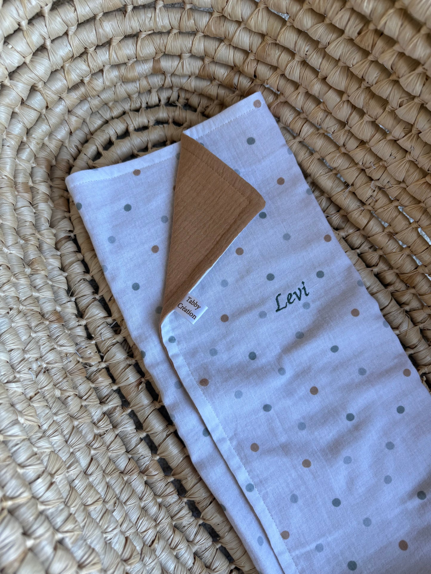 Couverture bébé en mousseline