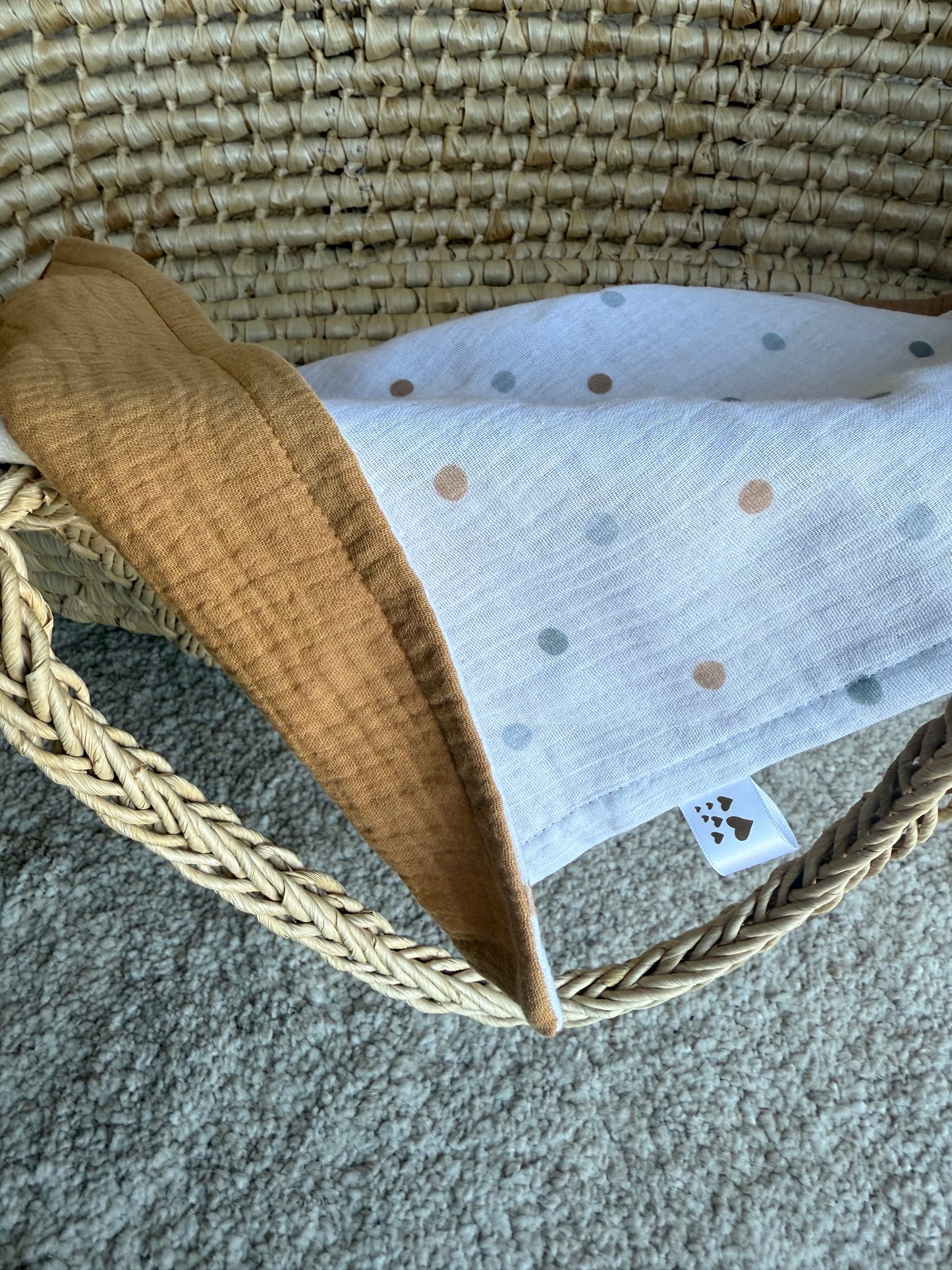 Couverture bébé en mousseline