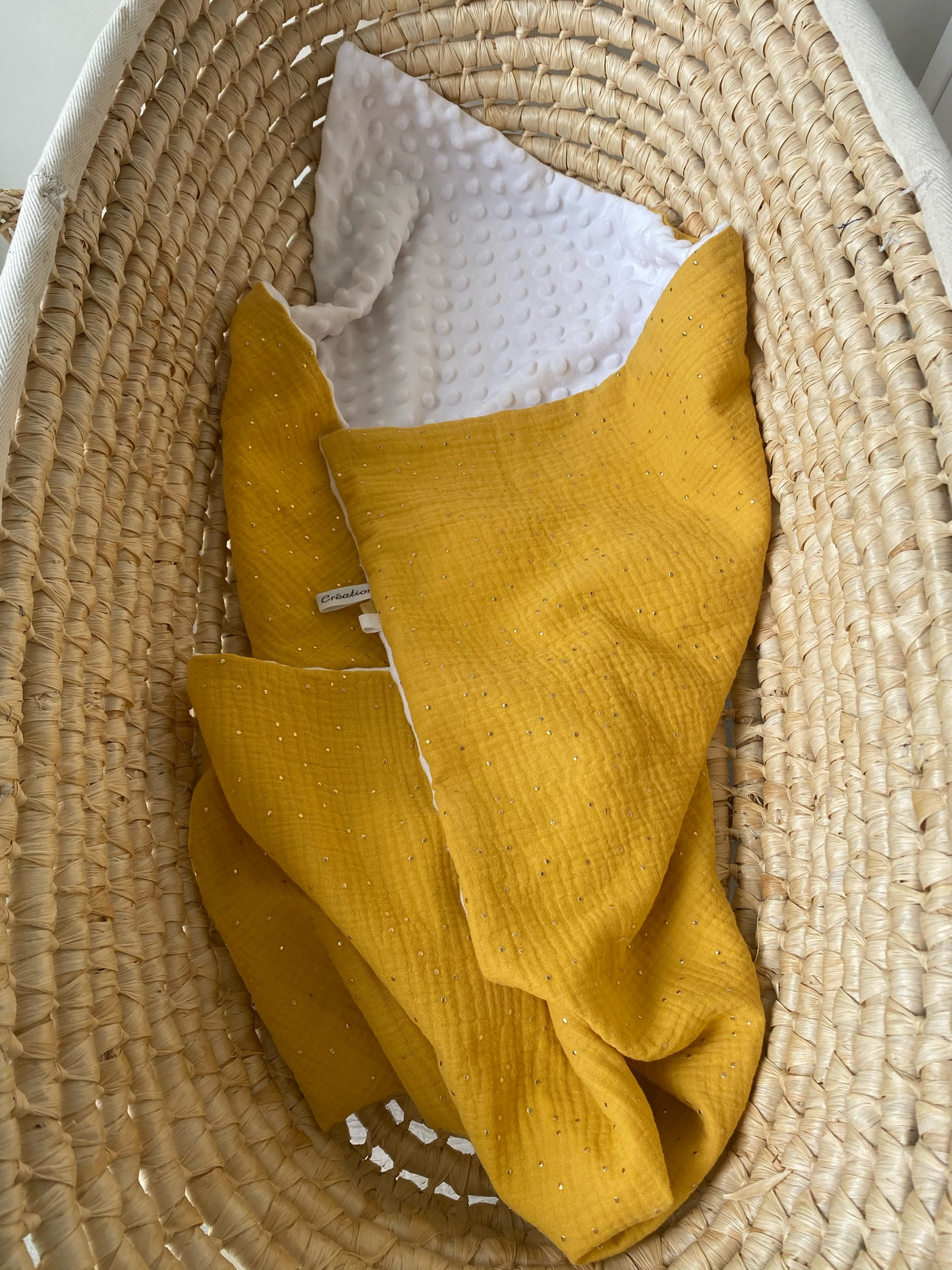 Couverture Moutarde bébé