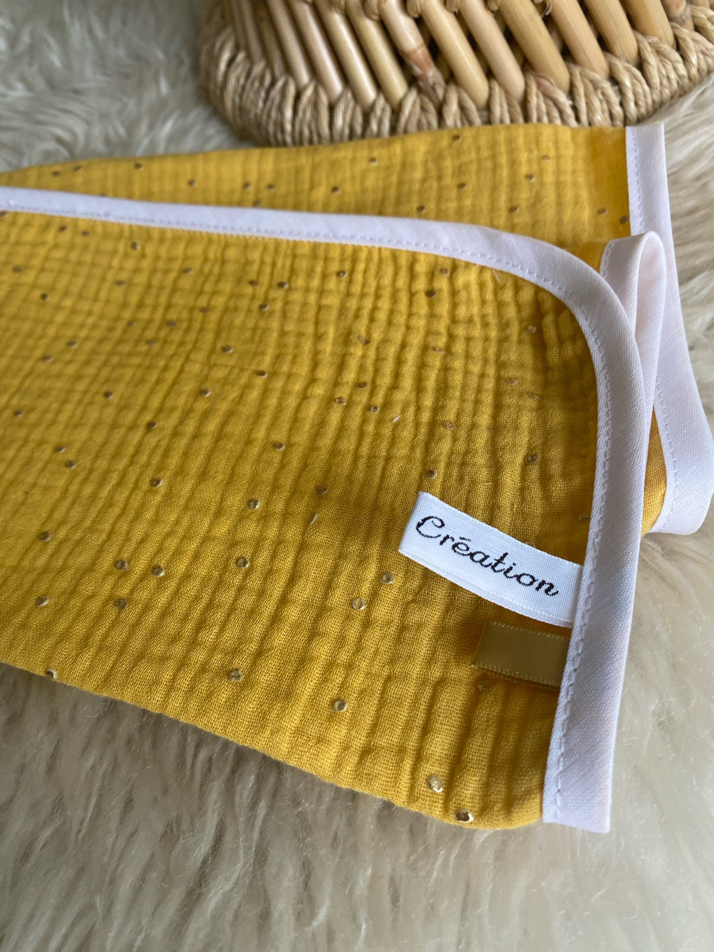 Lange en double gaze de coton