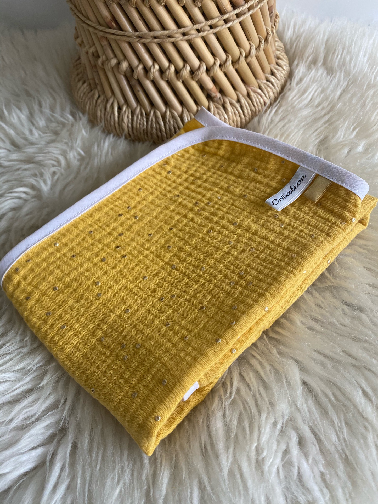 Lange en double gaze de coton