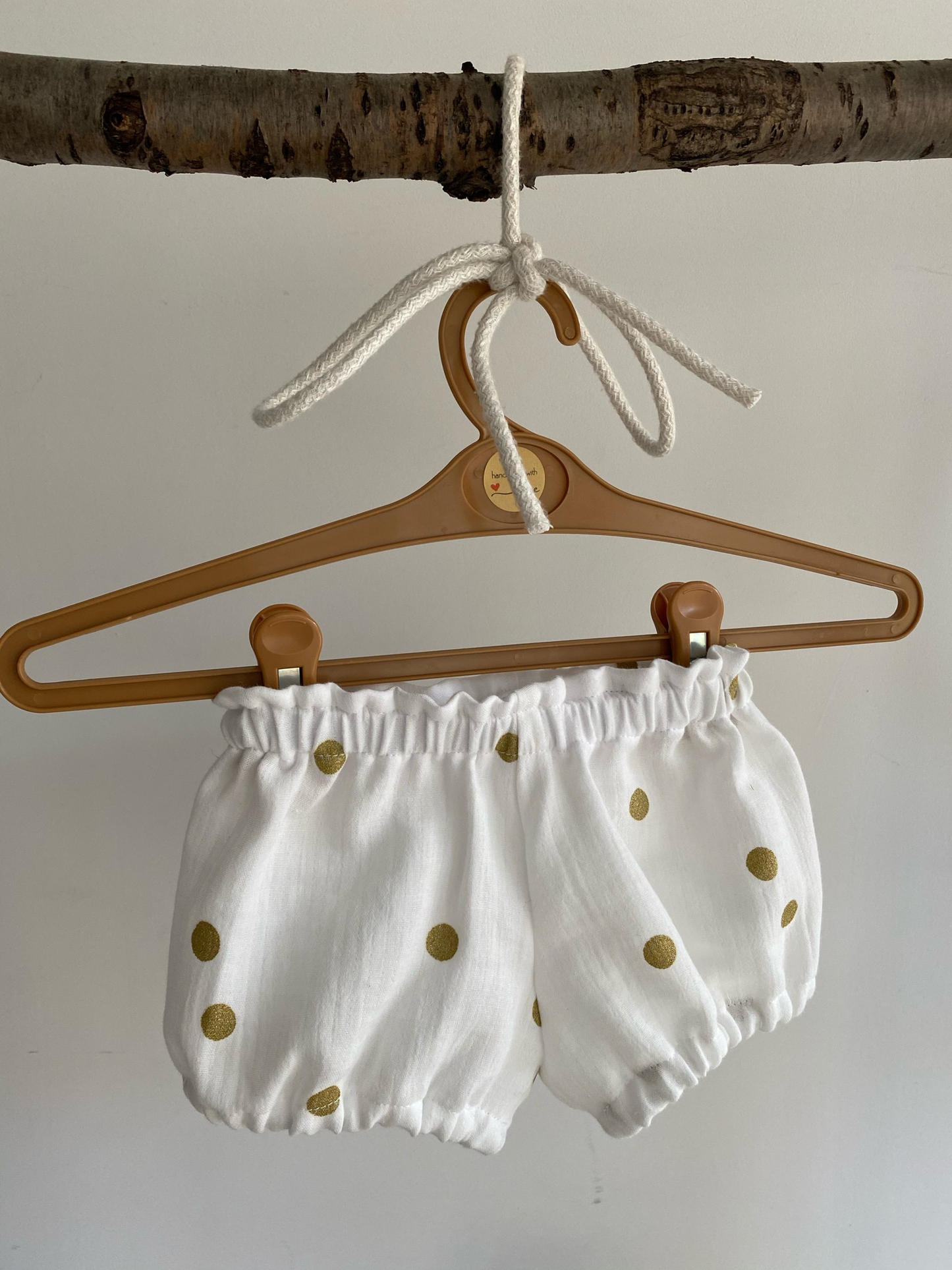 Bloomer Blanc à pois