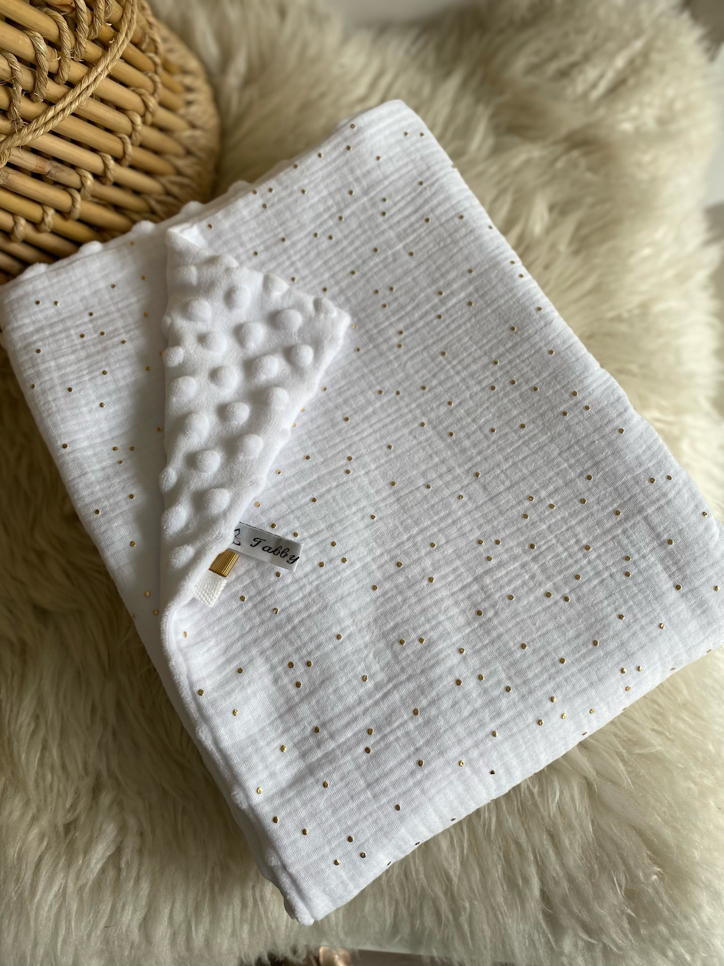 Couverture bébé bi-bace 🎨12 coloris