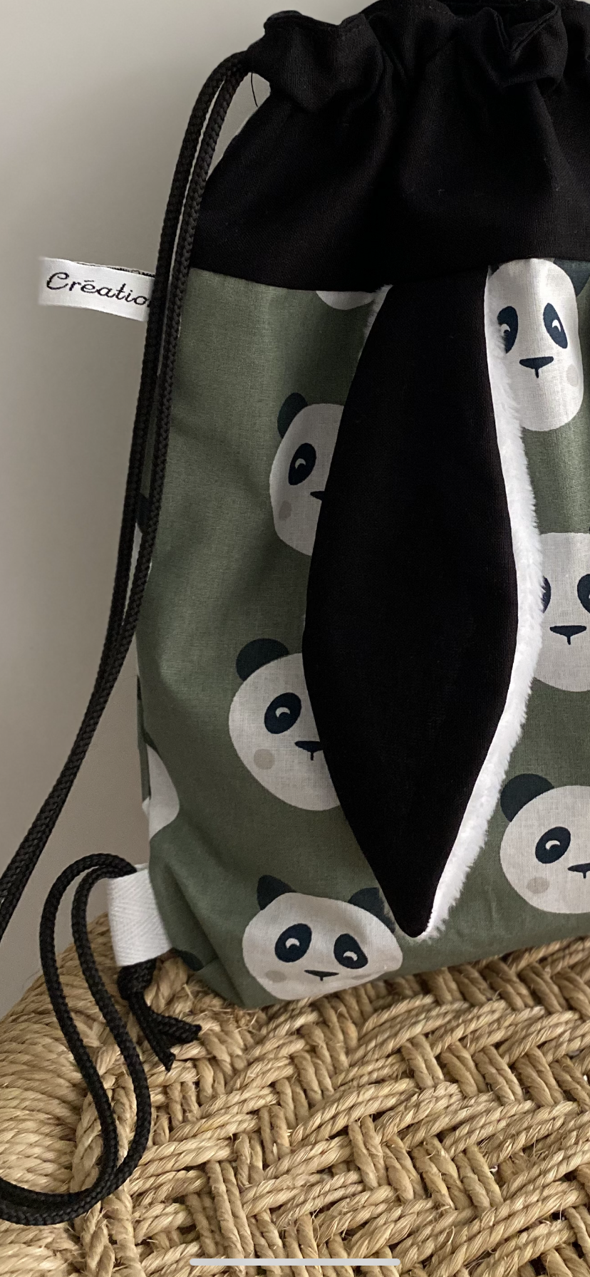Sac à dos crèche ou maternelle Panda