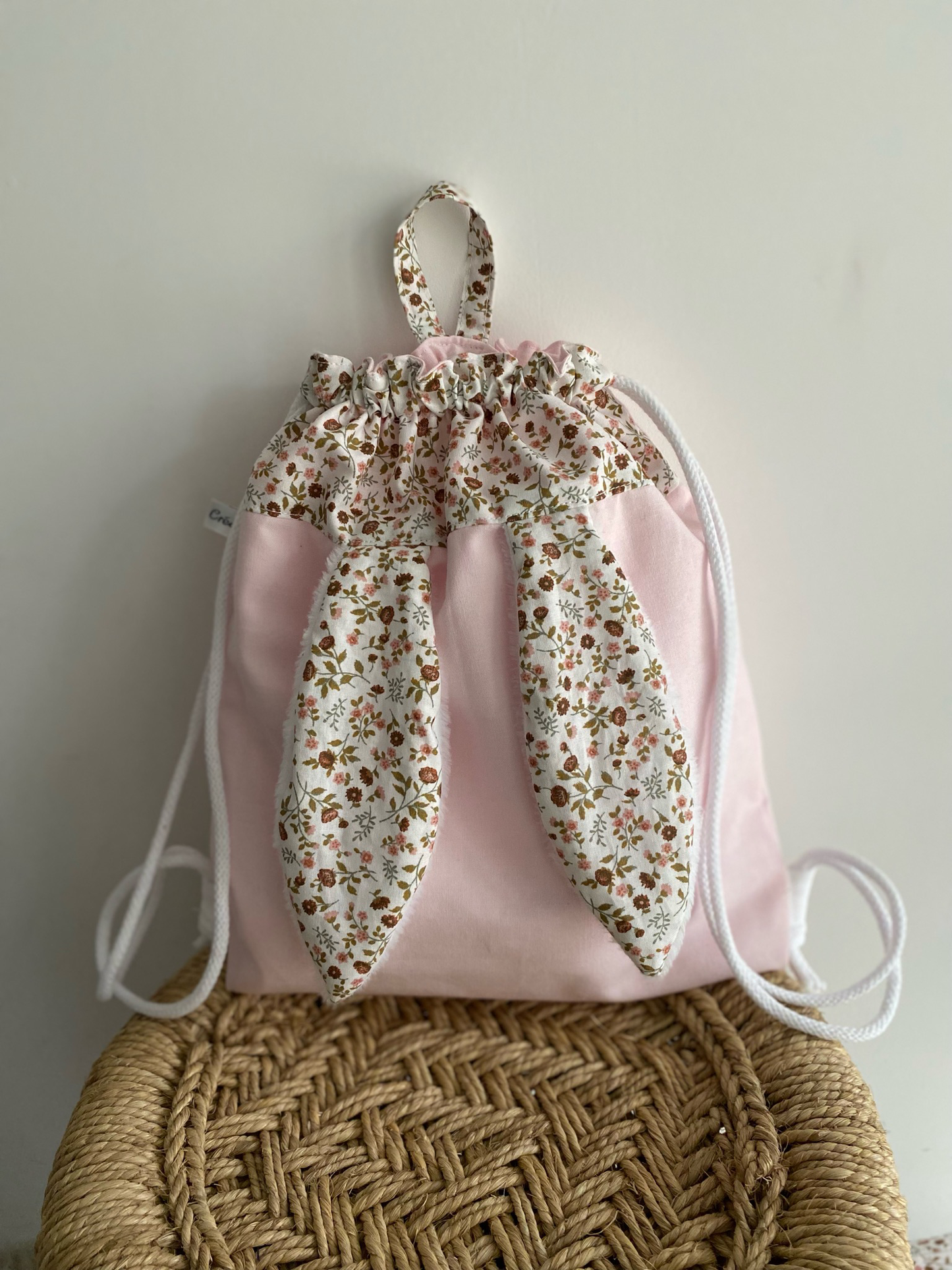 Sac à dos 🐰 Crèche ou Maternelle Lapin Rose