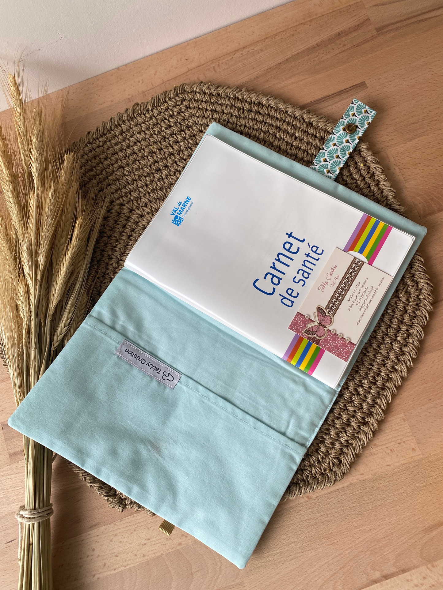 Protège carnet de santé éventail