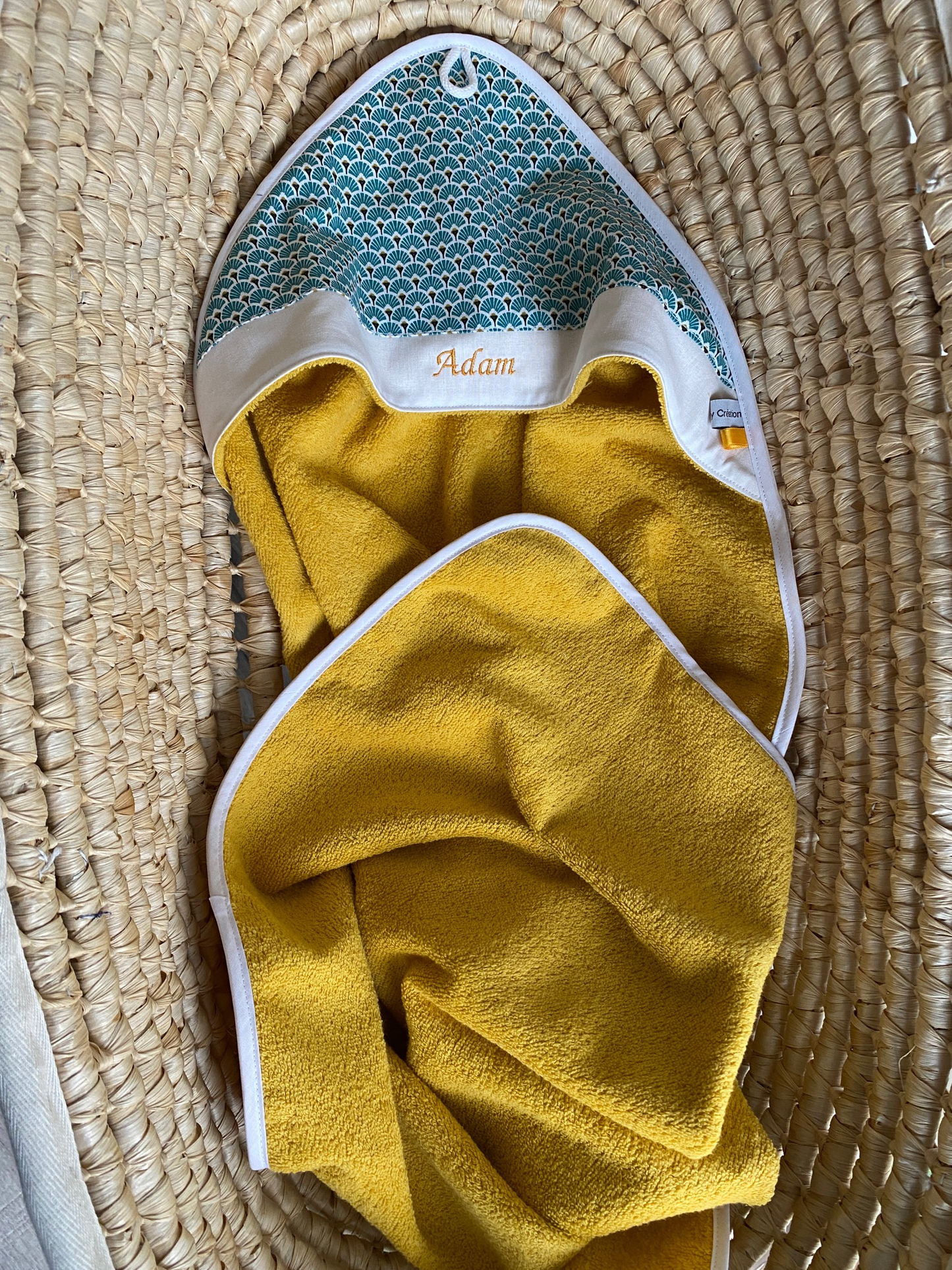 Cape de bain bébé Éventail