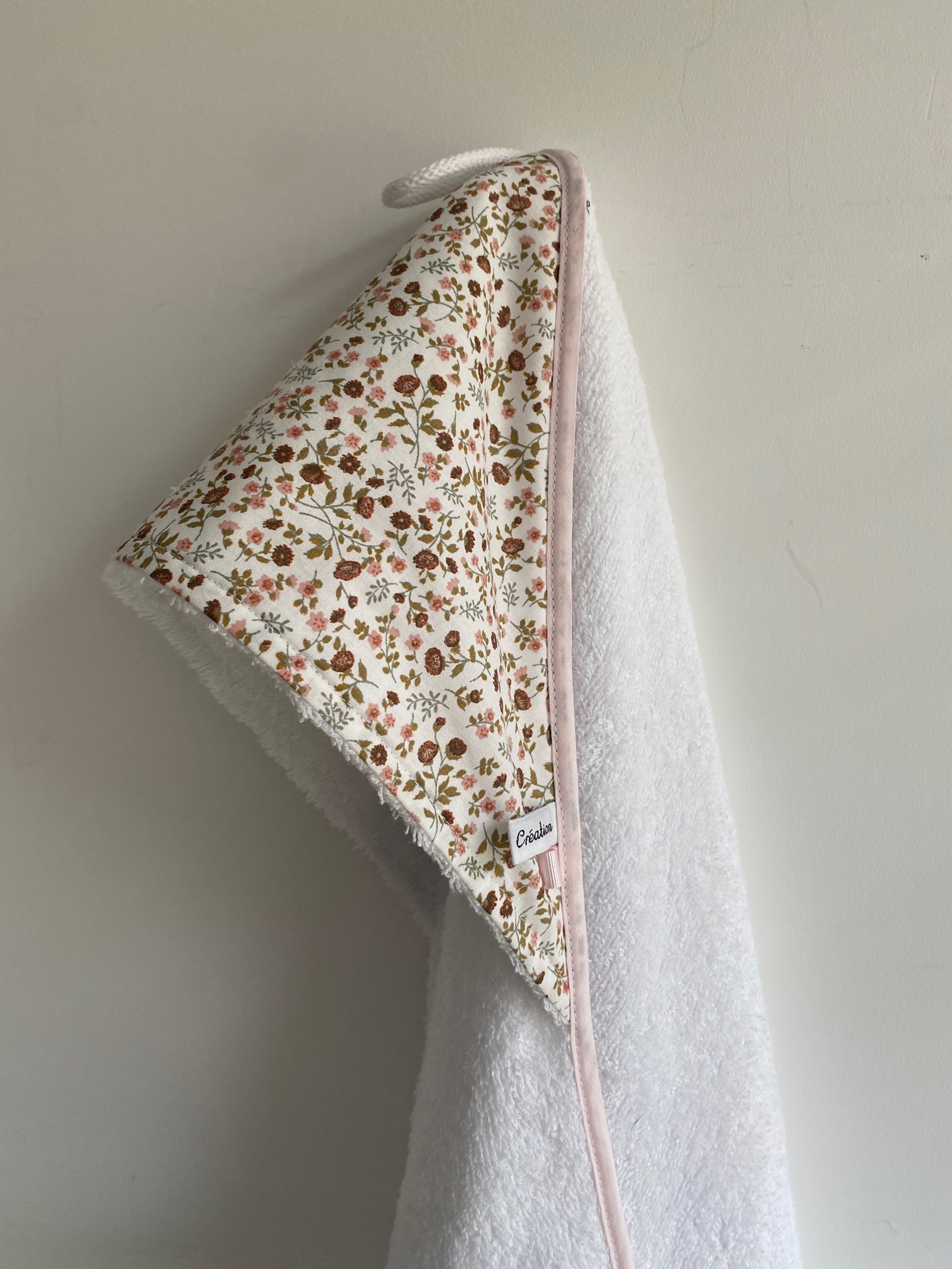 Cape de bain bébé Fleuri