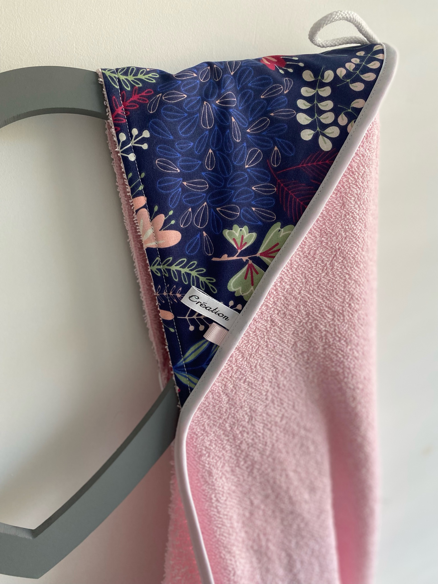Cape de bain bébé Indigo Fleurs