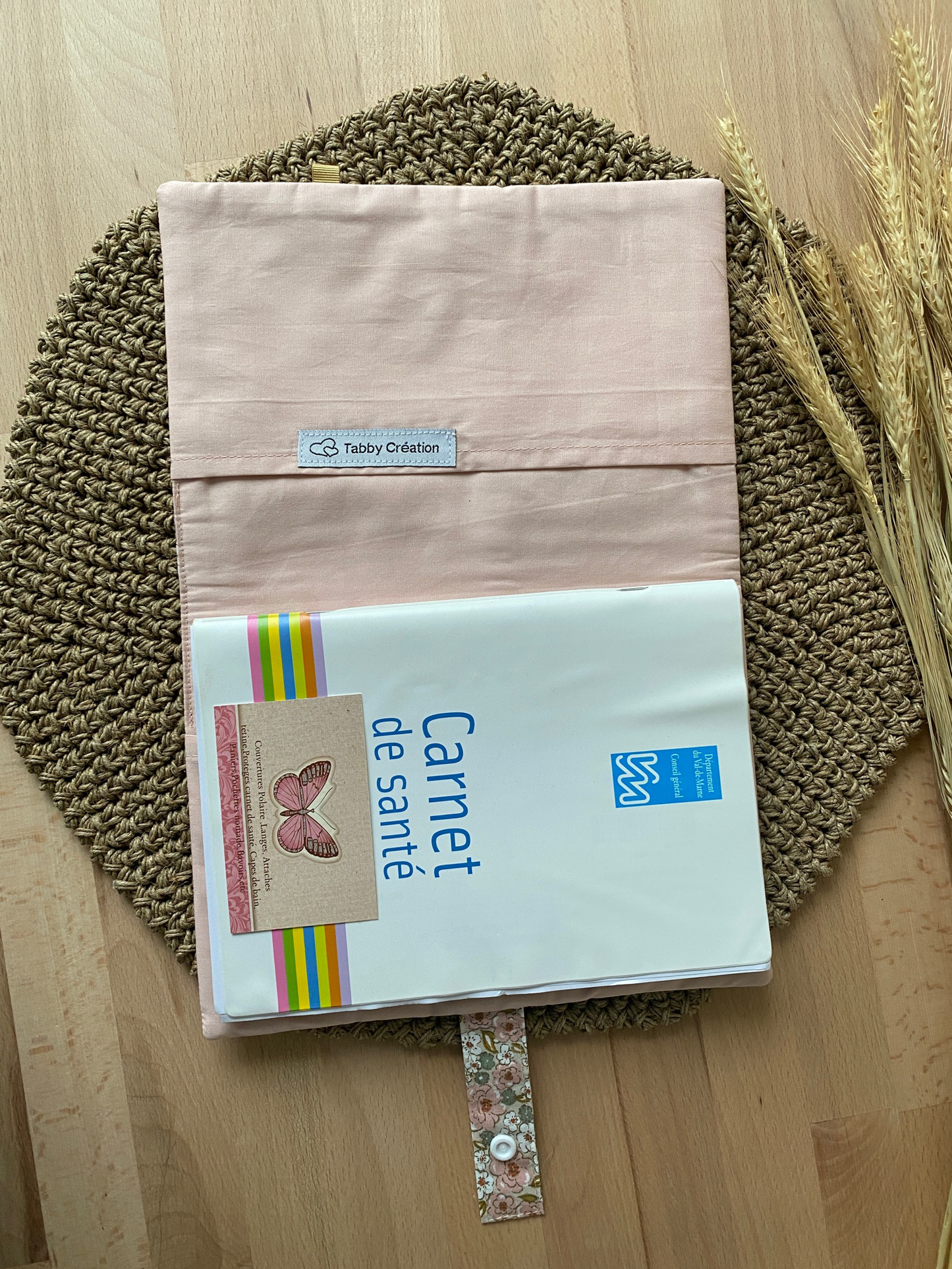 Protège Carnet de Santé finition lurex