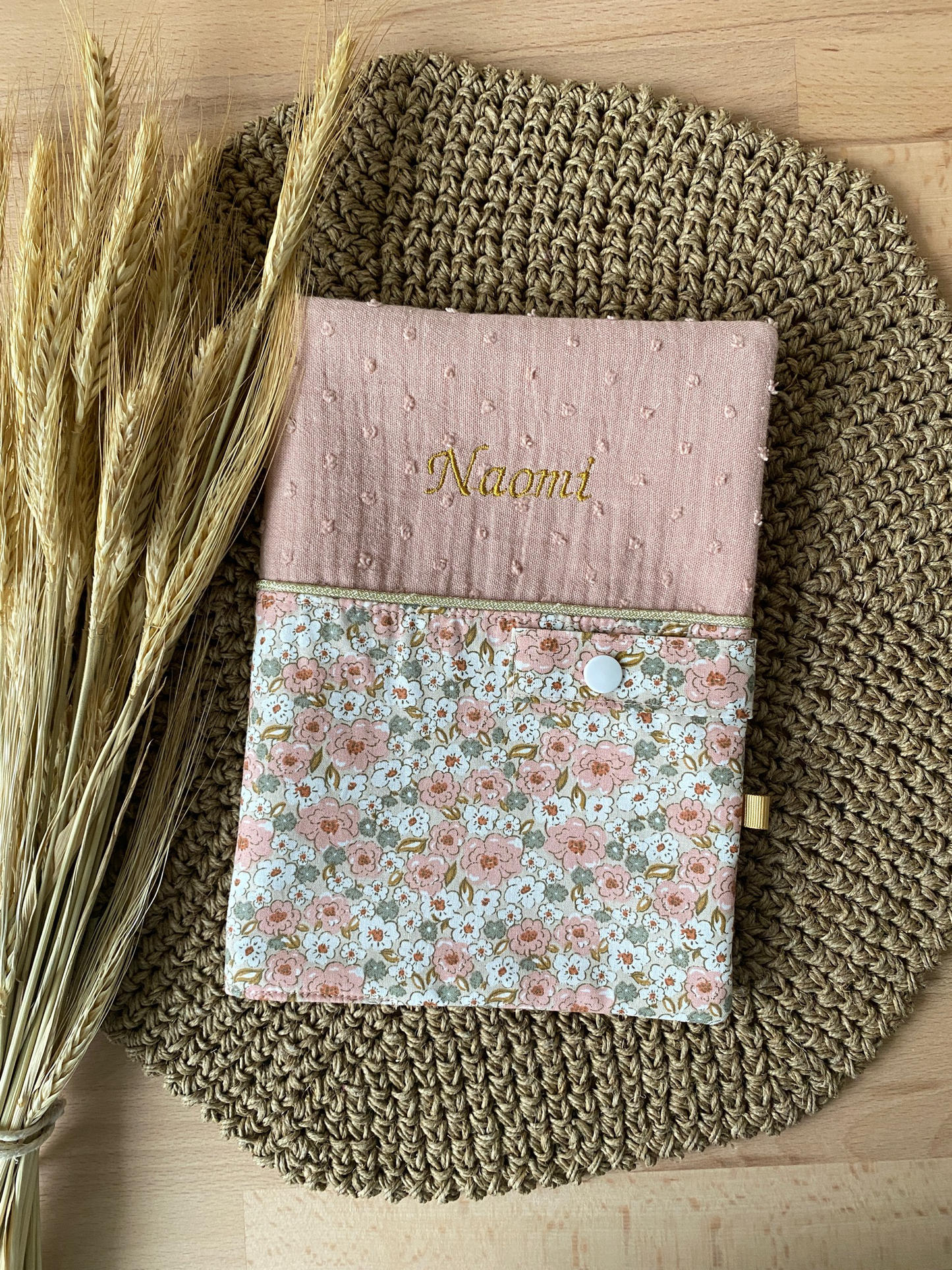Protège Carnet de Santé finition lurex
