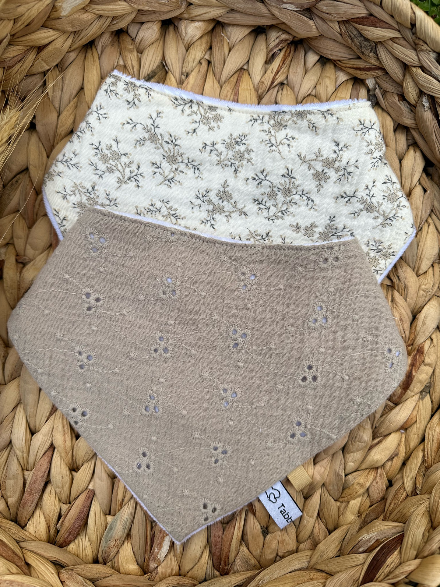 Lot 2 Bavoirs Bandana BIO