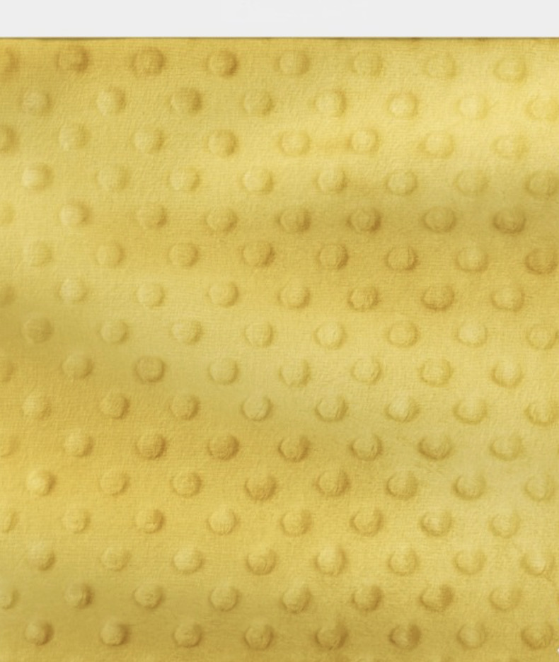 Tissu Minky Premium 380 gr Jaune ⭐️PROMO