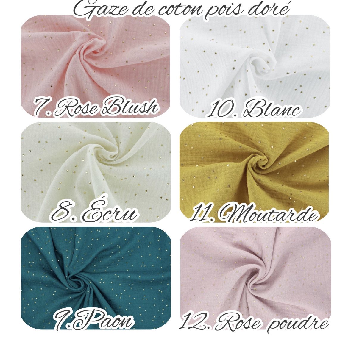 Édredon pour lit bébé - 12 coloris