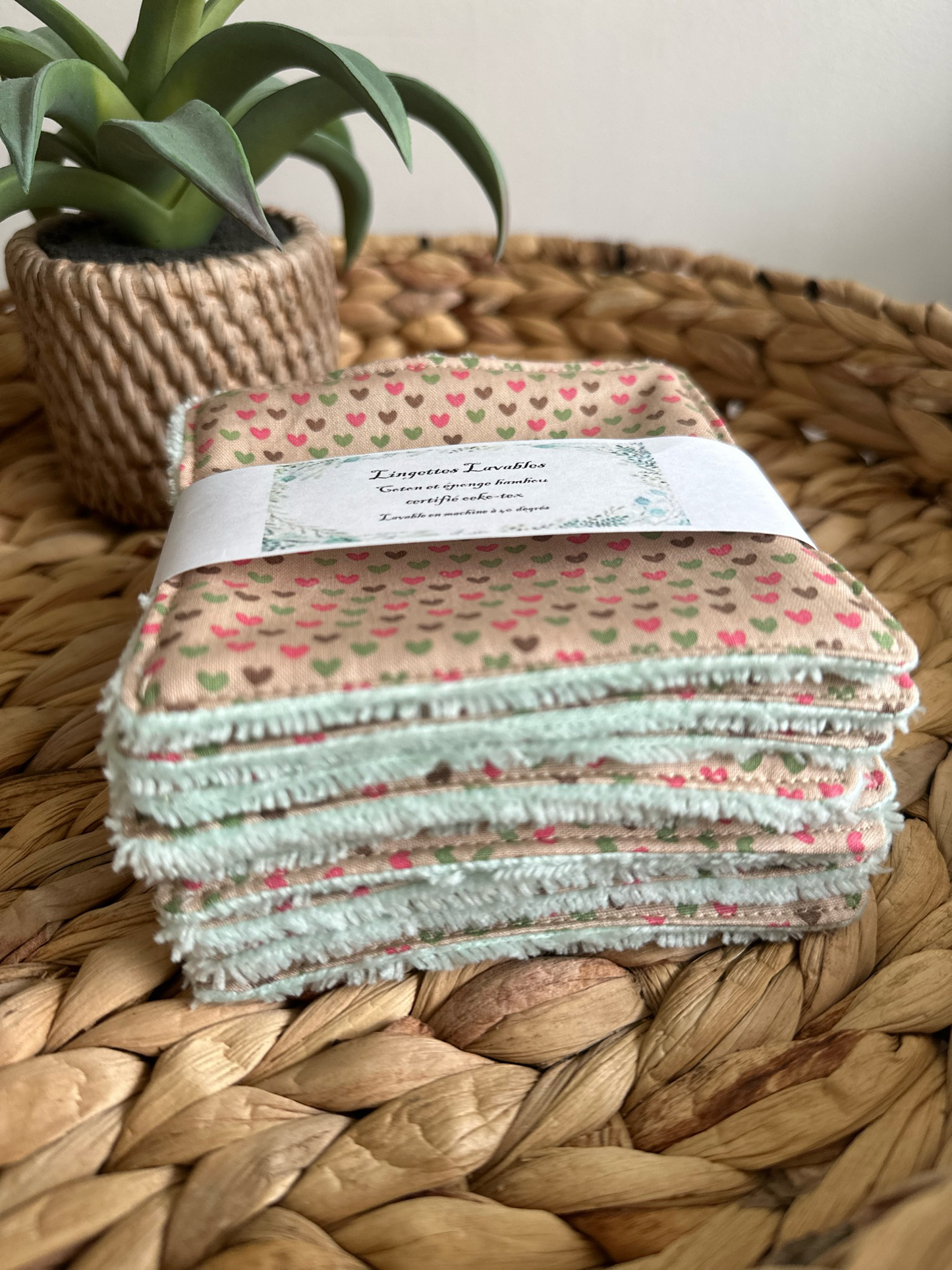 Lot 9 lingettes démaquillantes lavable Zéro déchet ⭐️PROMO