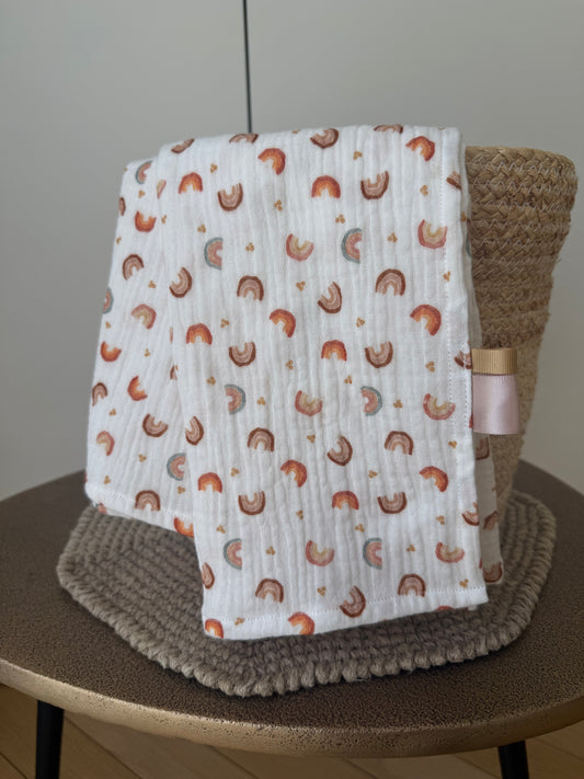 Lange bébé arc-en-ciel - Gaze de coton-Dernier en stock