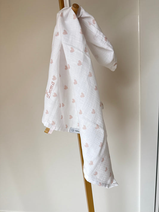Lange 🩷 en gaze de coton - 3 motifs au choix