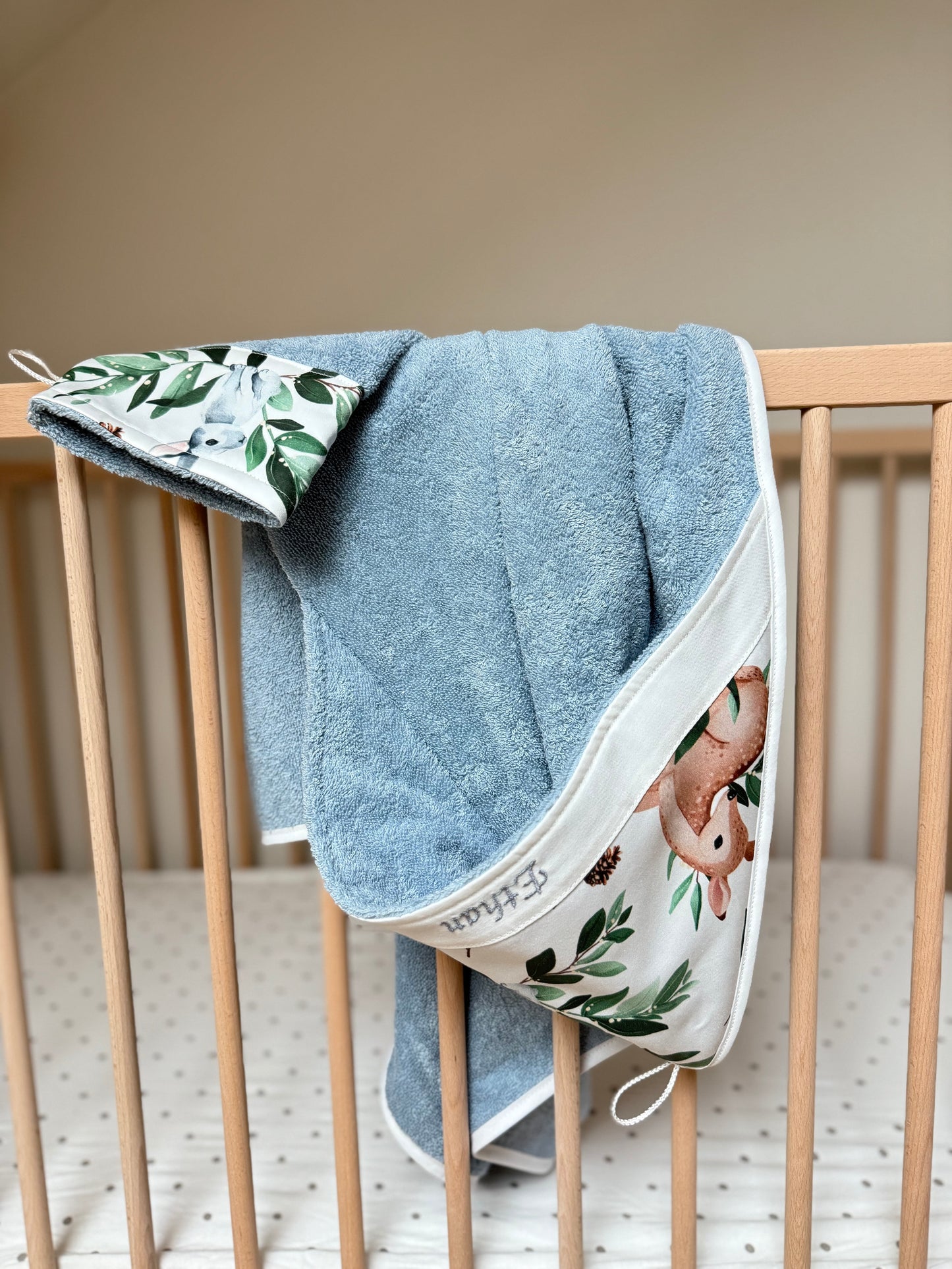 Cape de bain bébé + Gant toilette ❤️Nouveauté