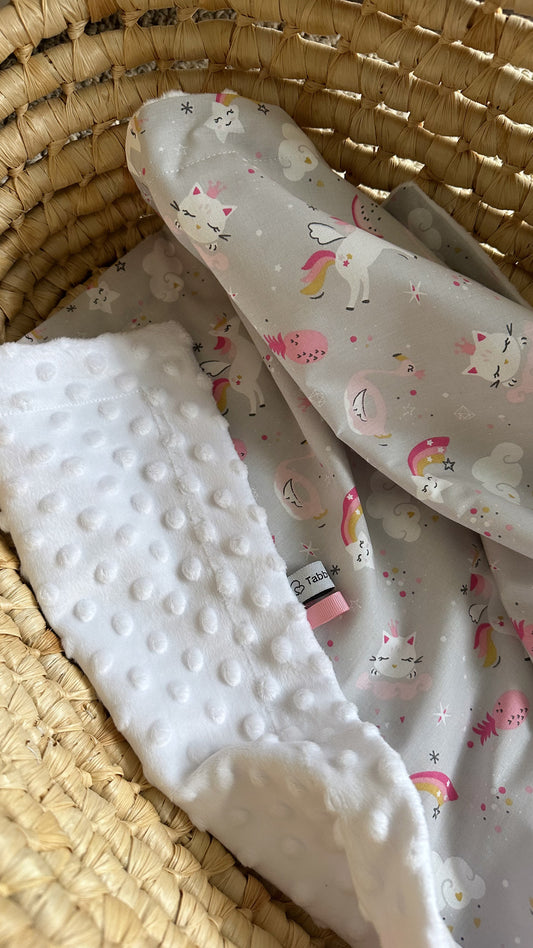Couverture naissance licornes - Dernière en stock