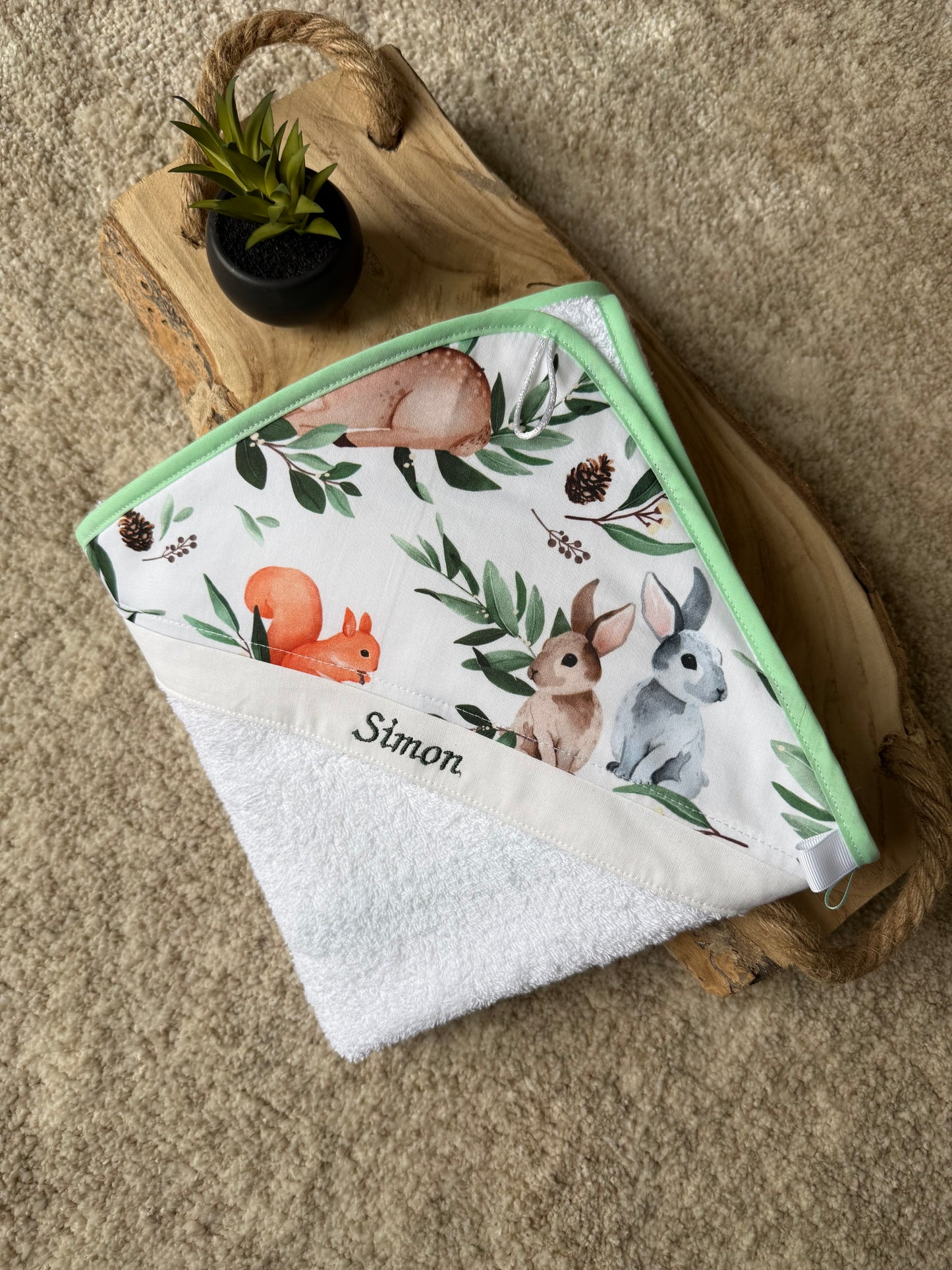 Cape de bain bébé + Gant toilette ❤️Nouveauté