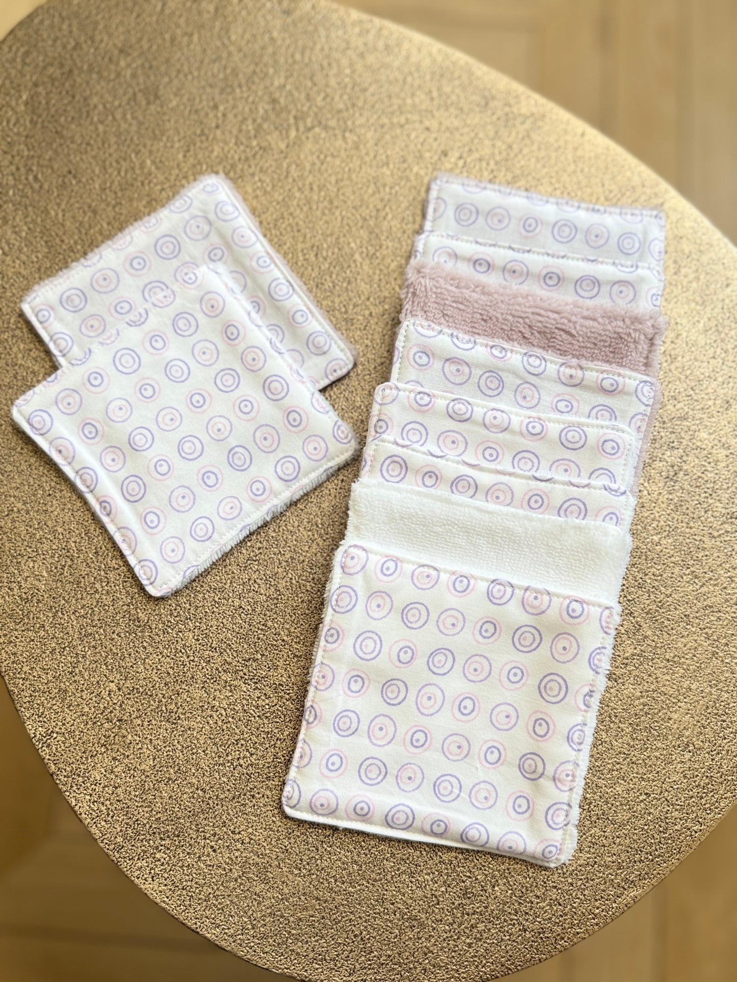 Lot 10 lingettes lavables zéro déchet ⭐️PROMO